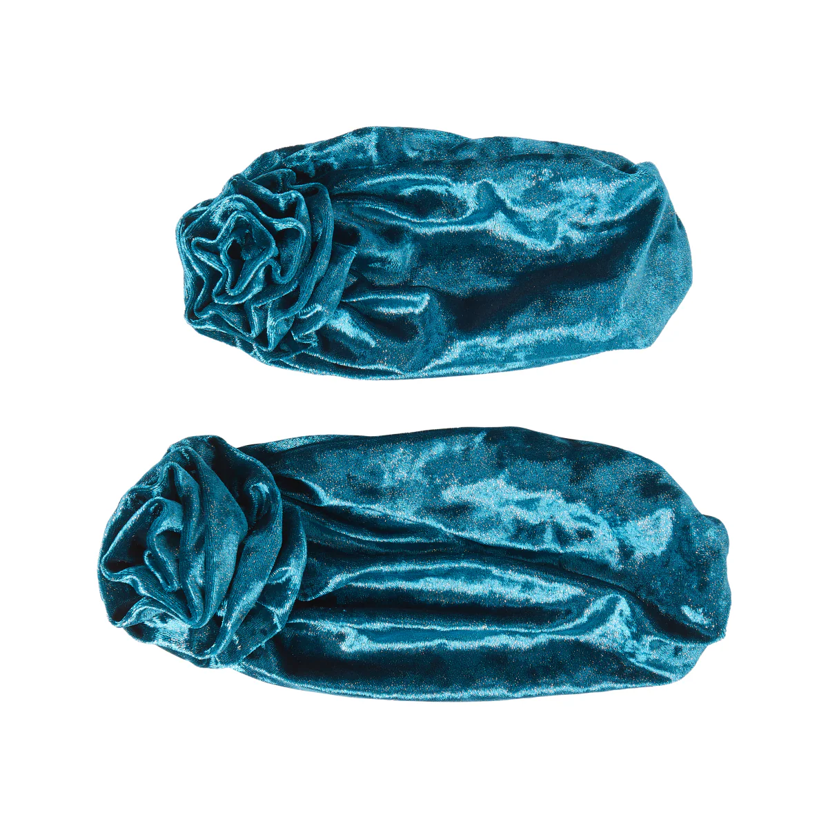 KISS Colors & Care Mommy & Me Pre-Tied Top Knot Turban Set – Blue - Image 2