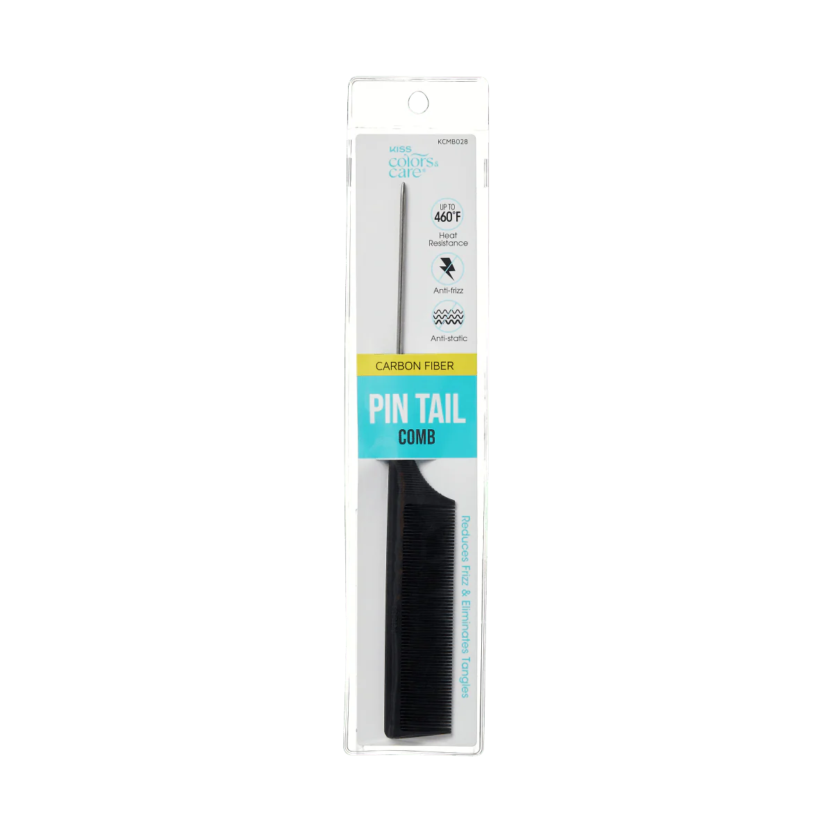 KISS Colors & Care Professional Carbon Fiber Pin Tail Comb