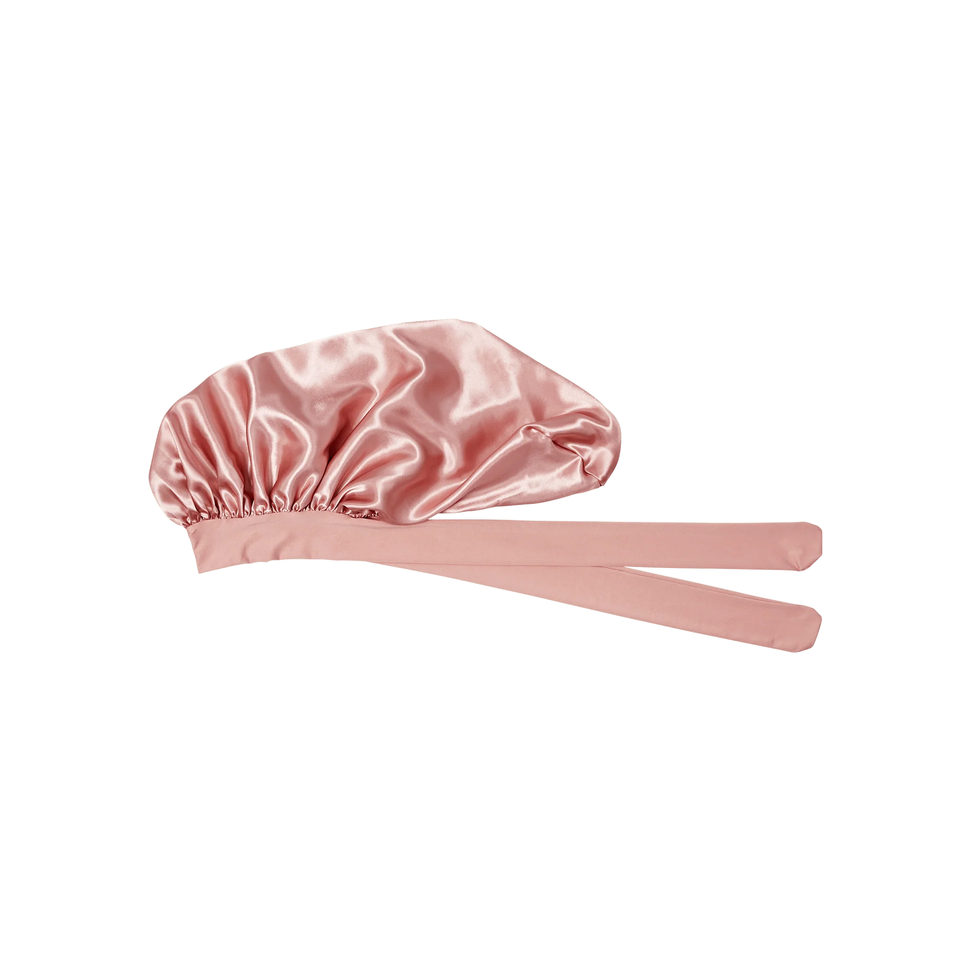 KISS Colors & Care Silky Satin Tie Band Braid Edge Bonnet - Dust Pink - Image 8