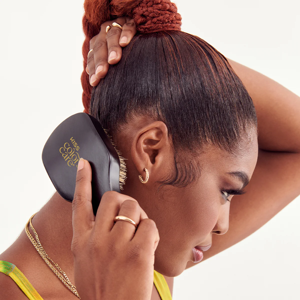 KISS Colors & Care Slick Back Styling Essentials Bundle - Image 4
