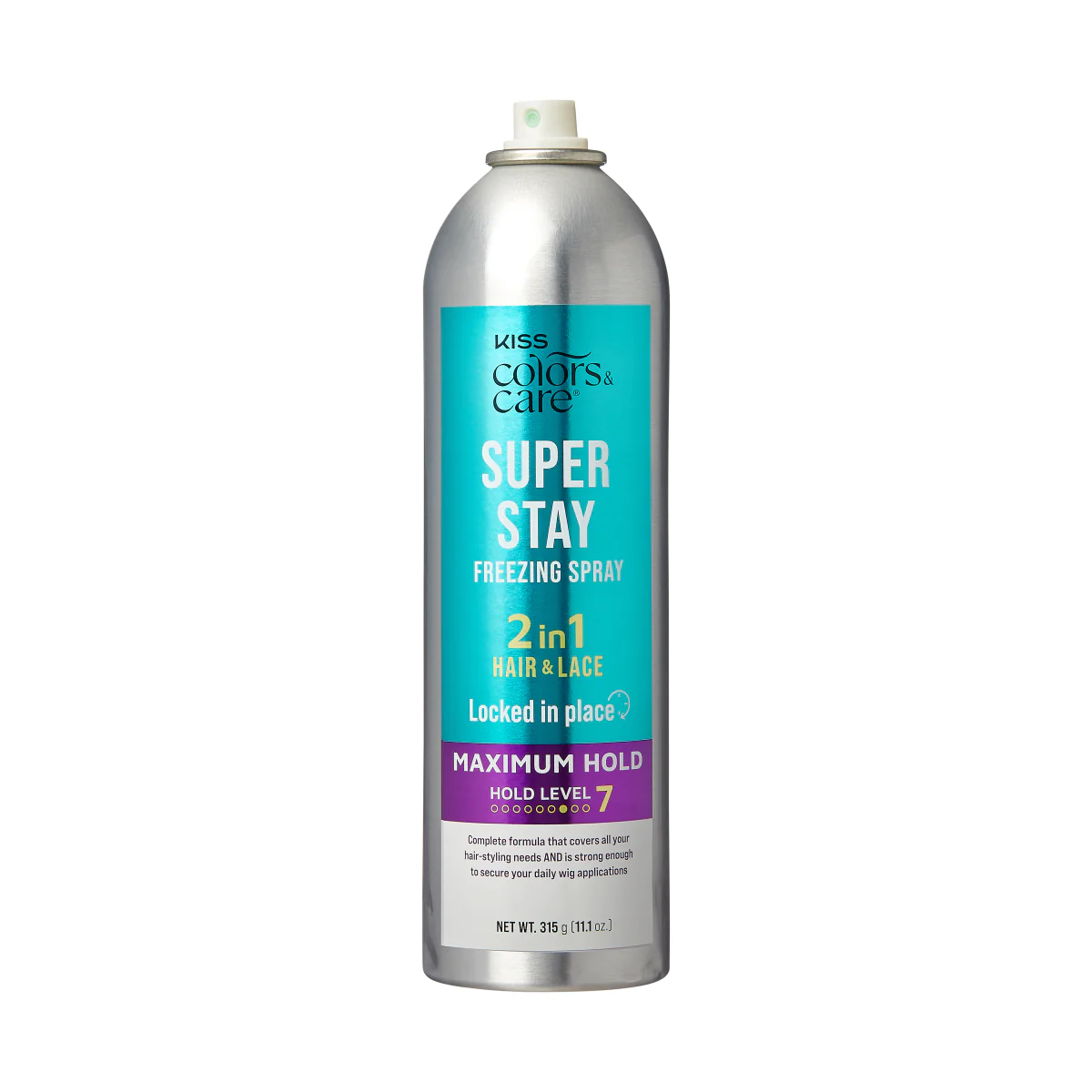 KISS Colors & Care Super Stay Freezing Spray Maximum Hold, 11.1 oz. - Image 4