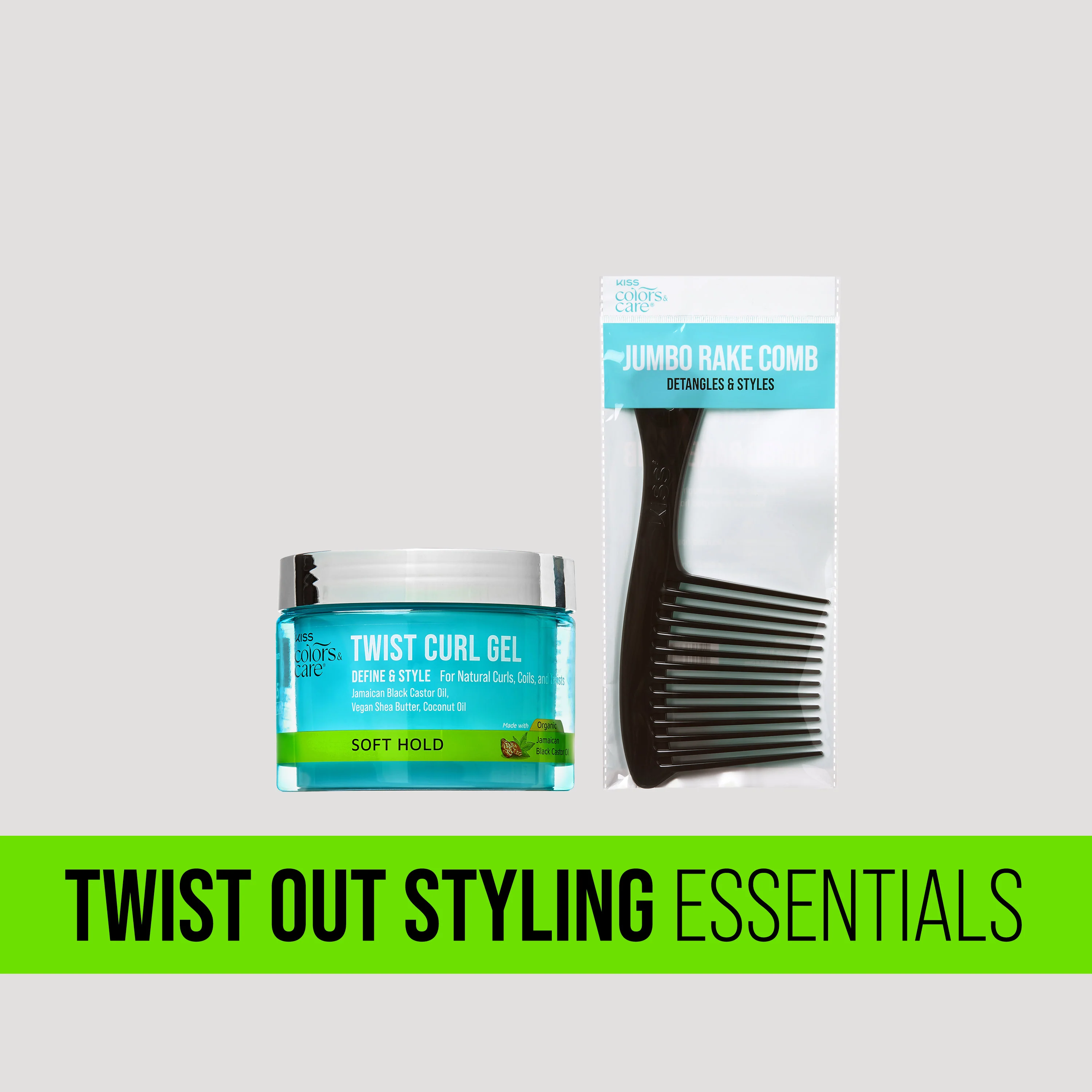 KISS Colors & Care Twist Out Styling Essentials Bundle
