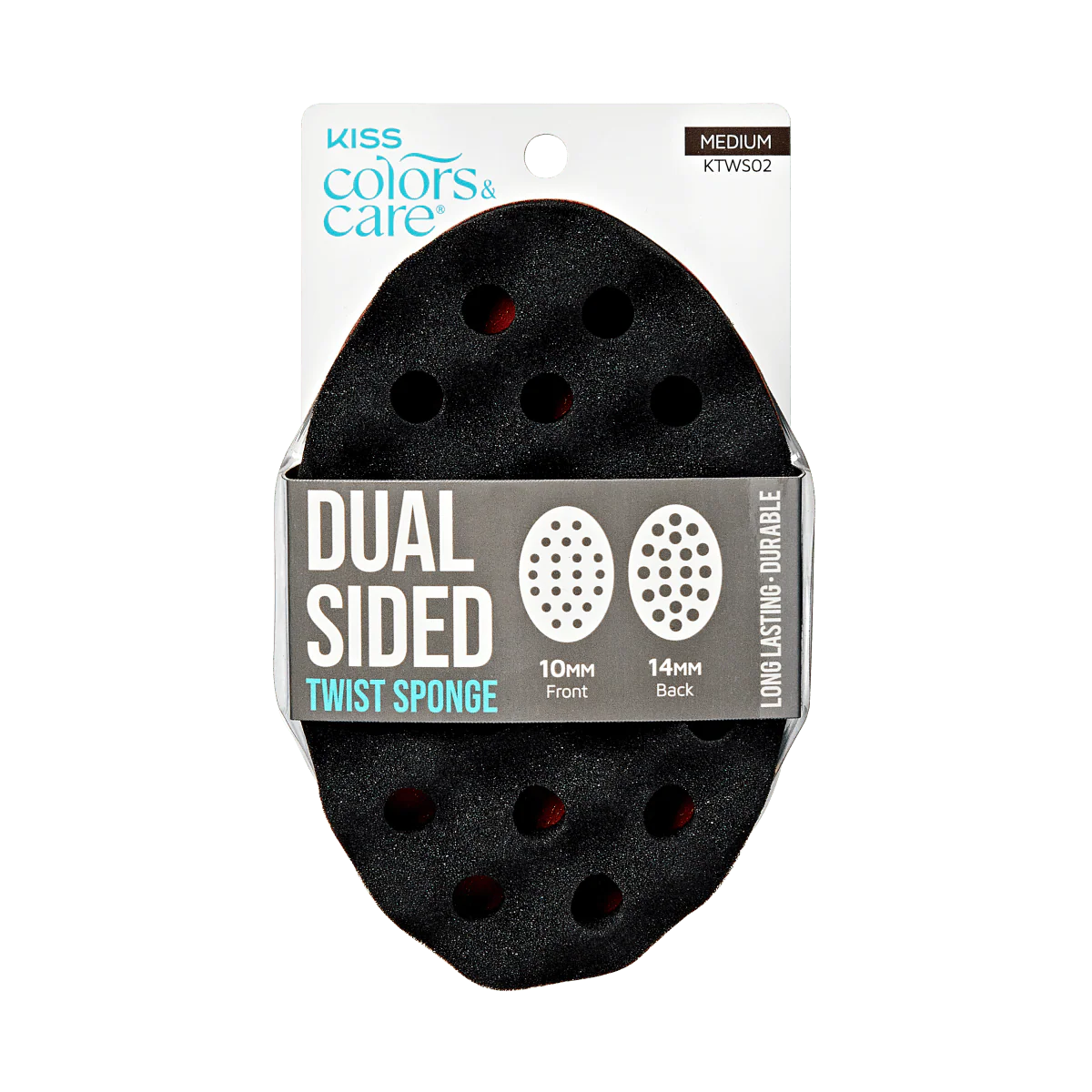 KISS Colors & Care Dual Sided Twist Sponge - Medium