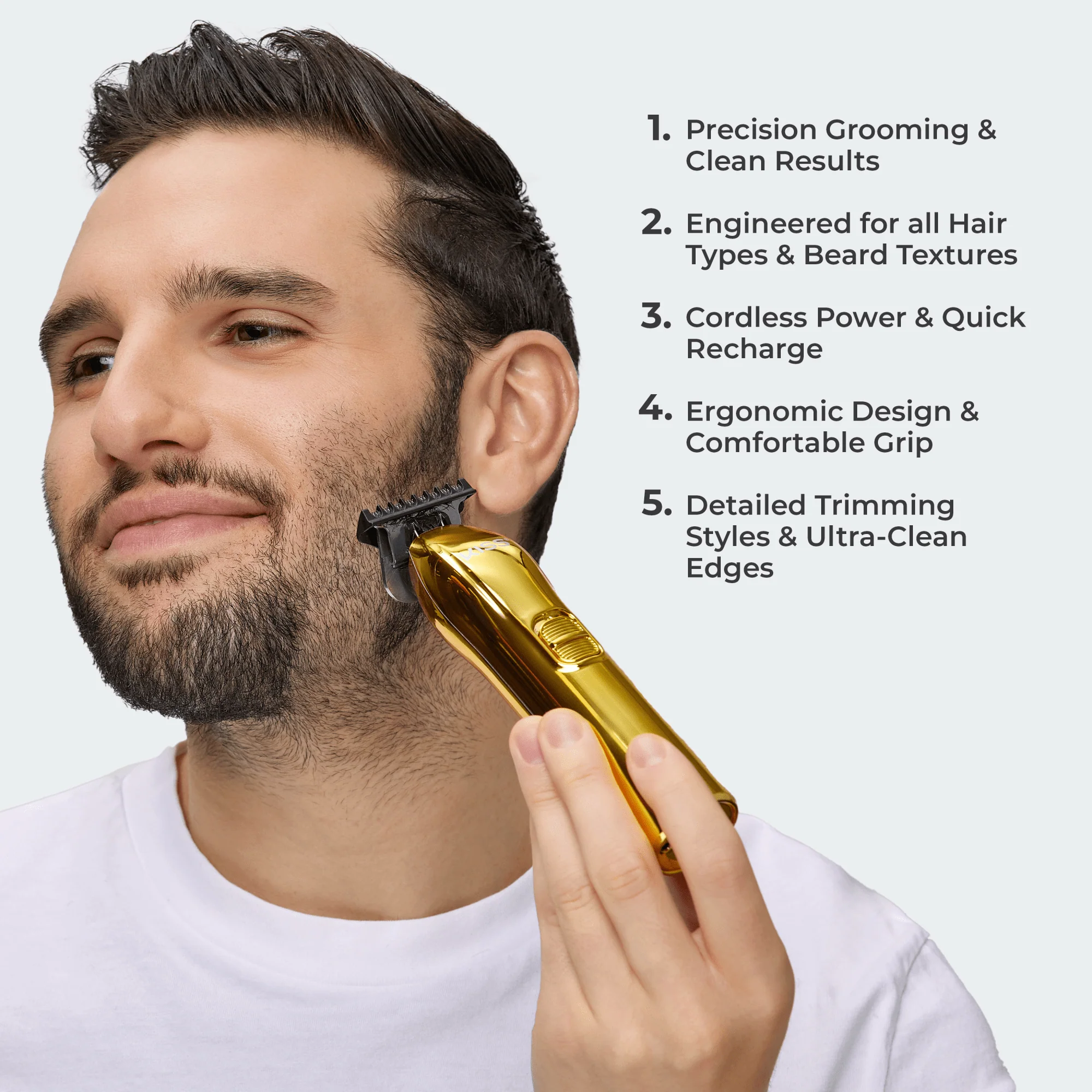 KISS Cordless T-Blade Beard & Hair Trimmer - Image 13