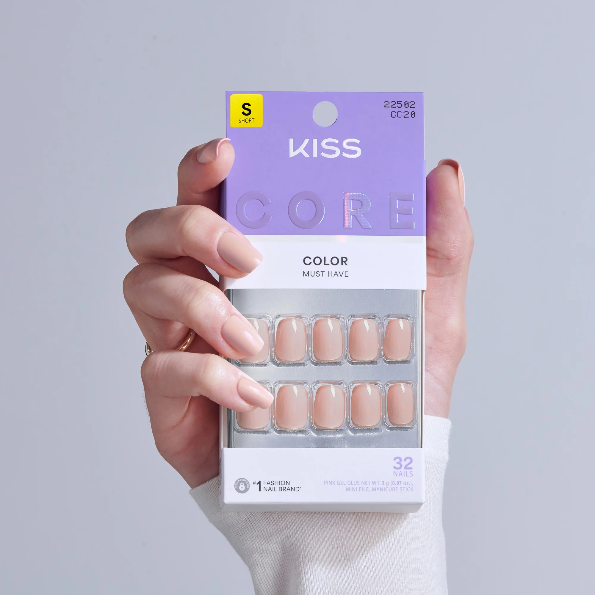 KISS CORE Color Press On Glue Nails - Aesthetic - Image 2