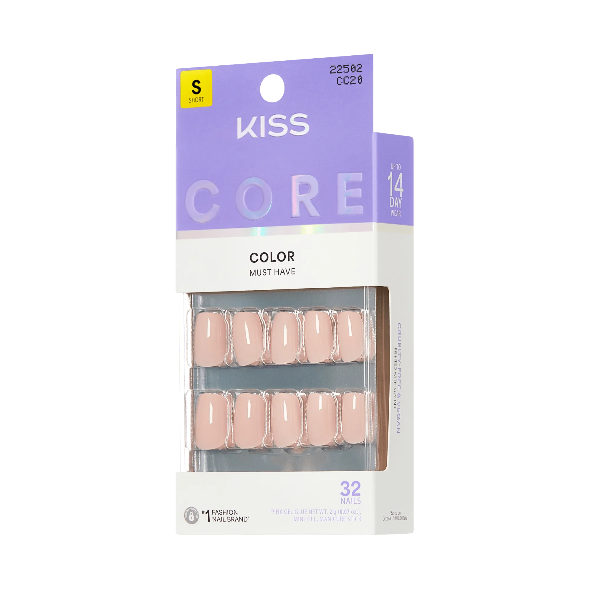 KISS CORE Color Press On Glue Nails - Aesthetic - Image 6