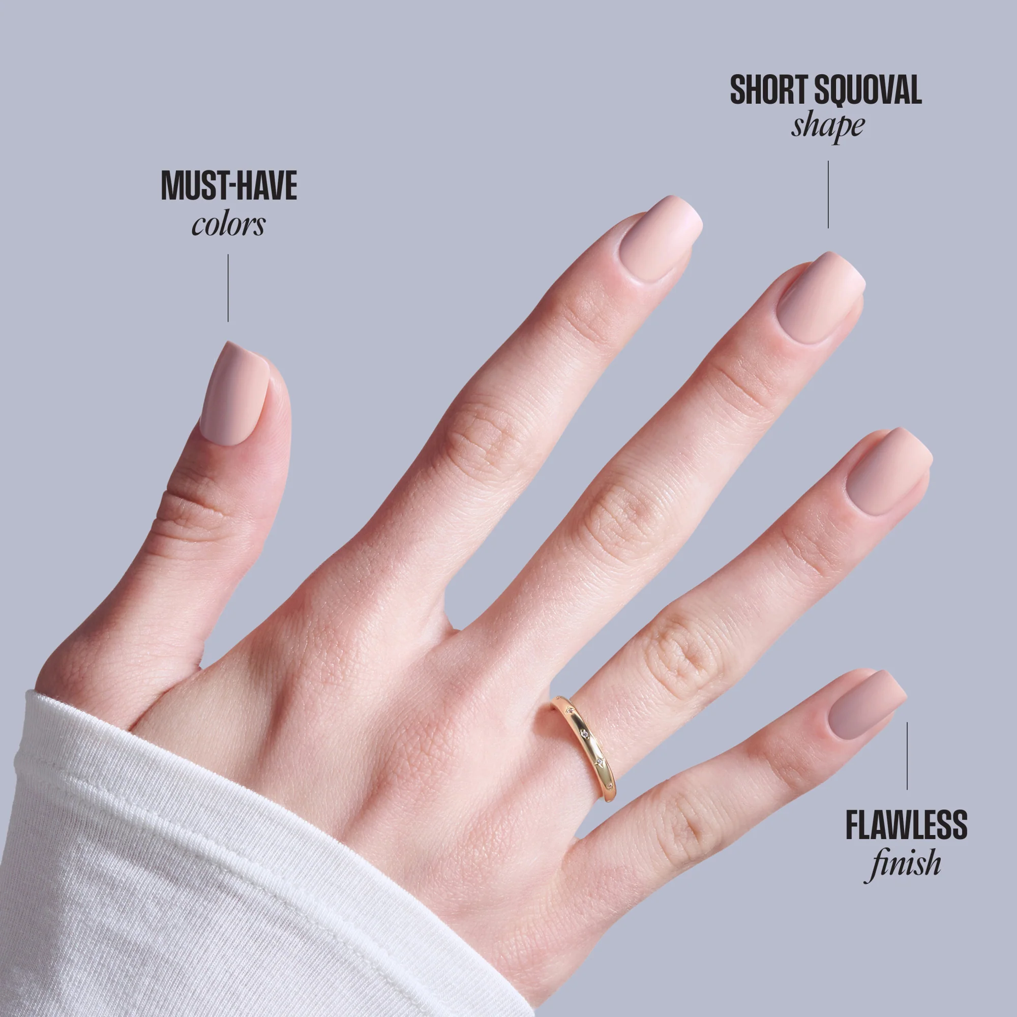 KISS CORE Color Press On Glue Nails - Aesthetic - Image 7