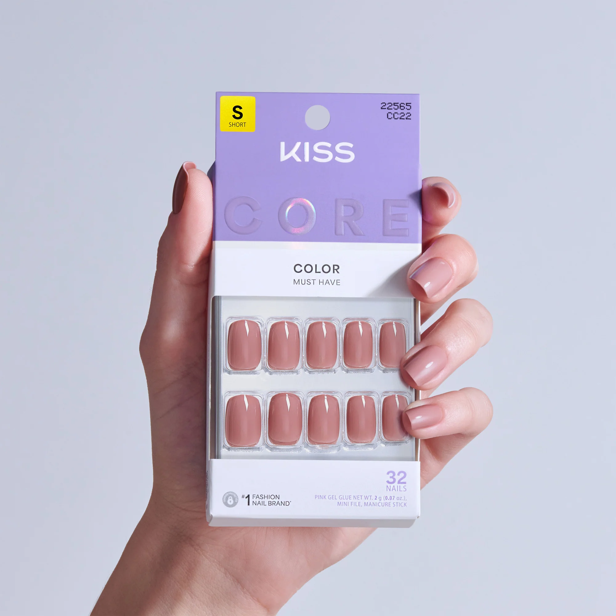KISS CORE Color Press On Glue Nails - Felicity - Image 2