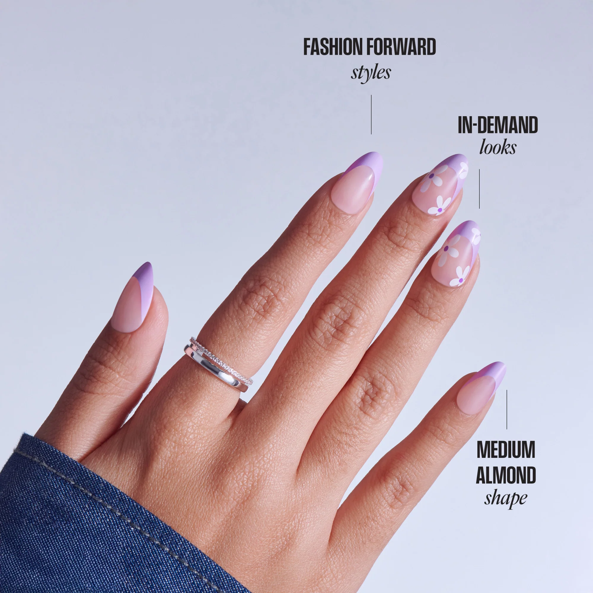 KISS CORE Design Press On Glue Nails - Chasing Sunshine - Image 8