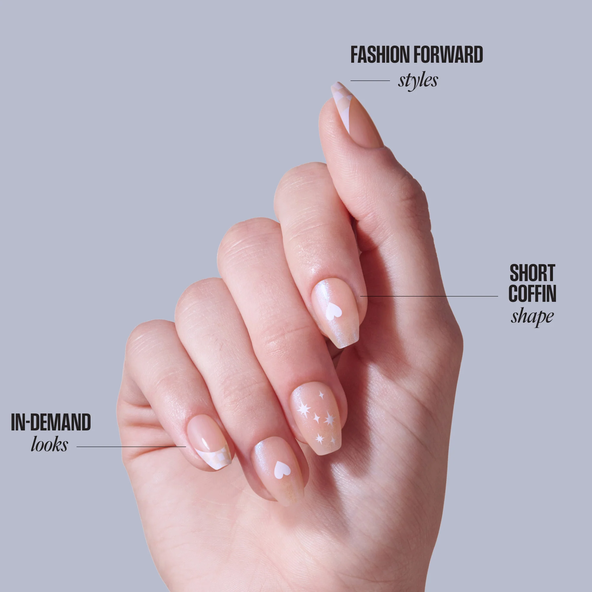 KISS CORE Design Press On Glue Nails - Cheers - Image 9