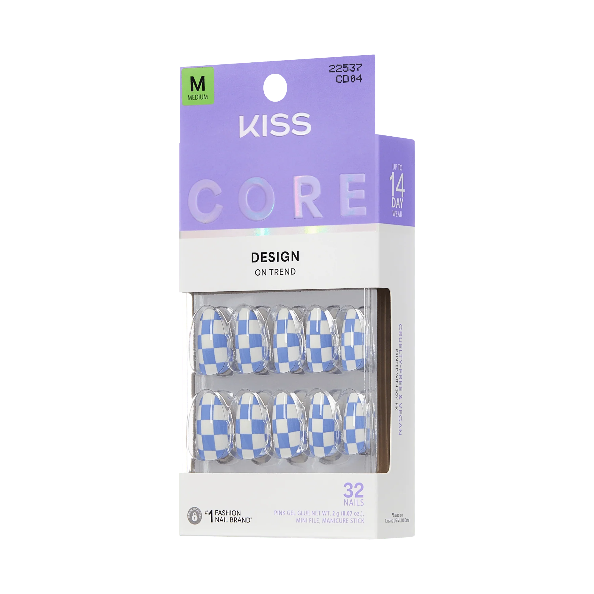 KISS CORE Design Press On Glue Nails - Credit - Image 8