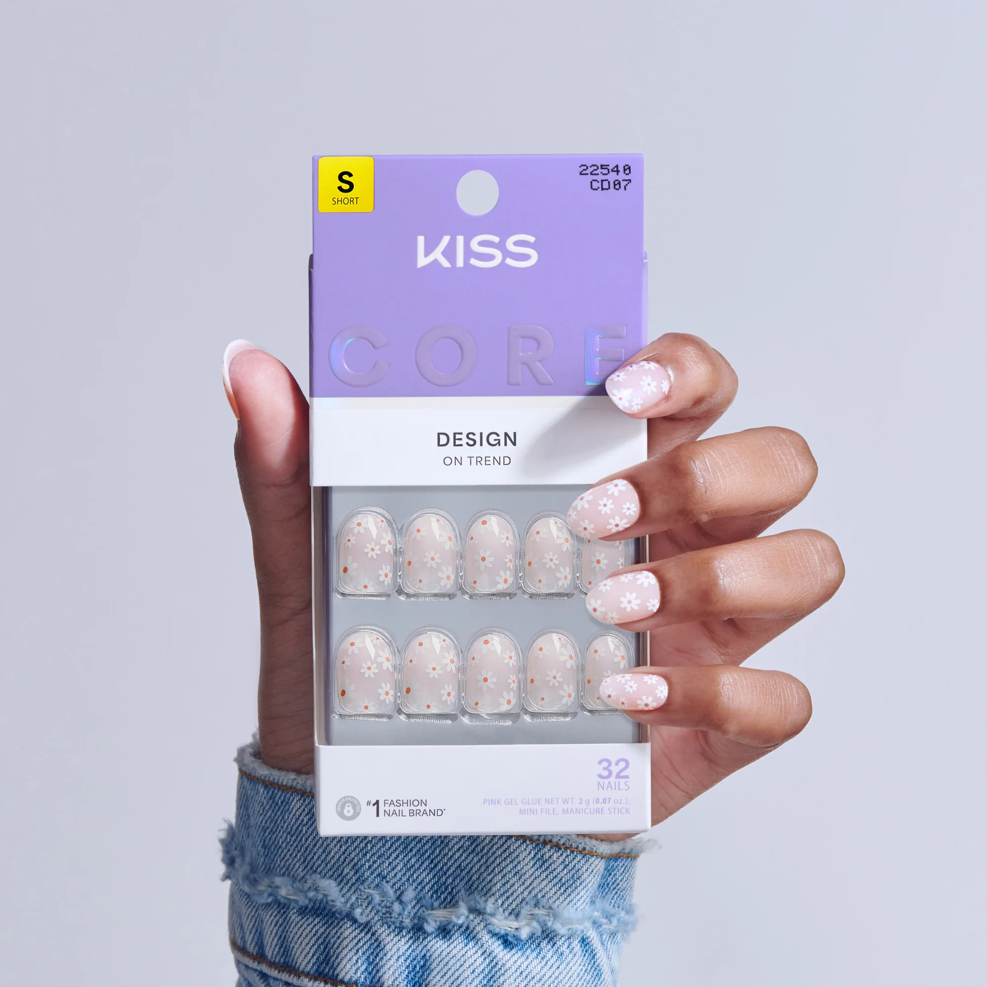 KISS CORE Design Press On Glue Nails - Friendship - Image 2