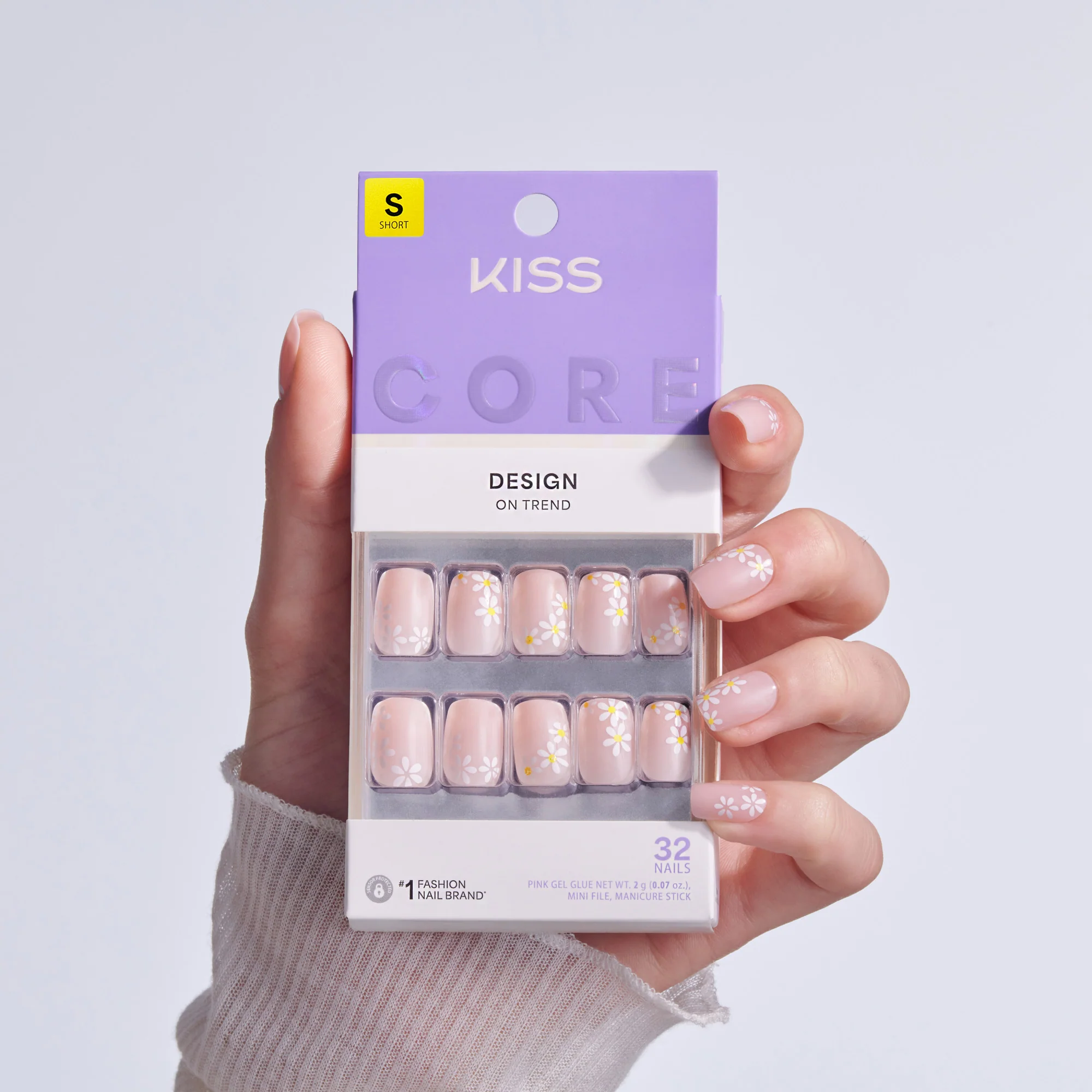 KISS CORE Design Press On Glue Nails - Hoppy Days - Image 2