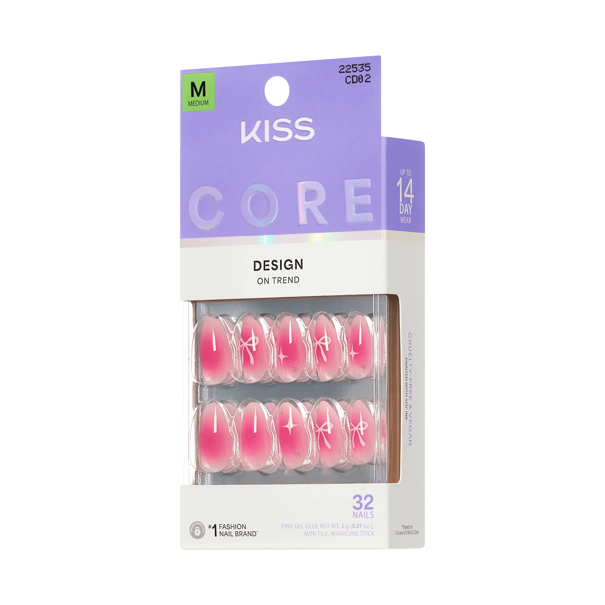 KISS CORE Design Press On Glue Nails - My Time - Image 9