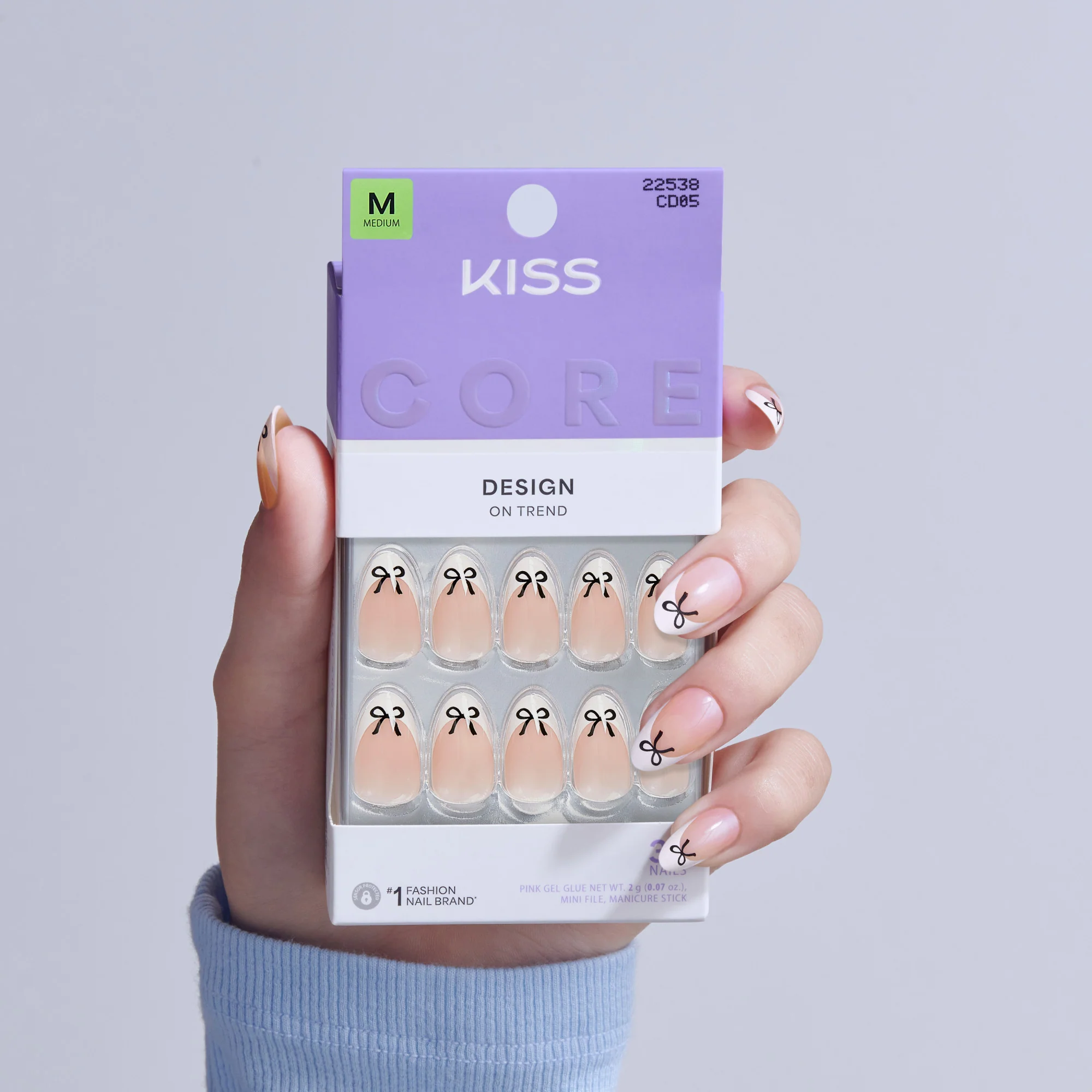 KISS CORE Design Press On Glue Nails - Our Moment - Image 2