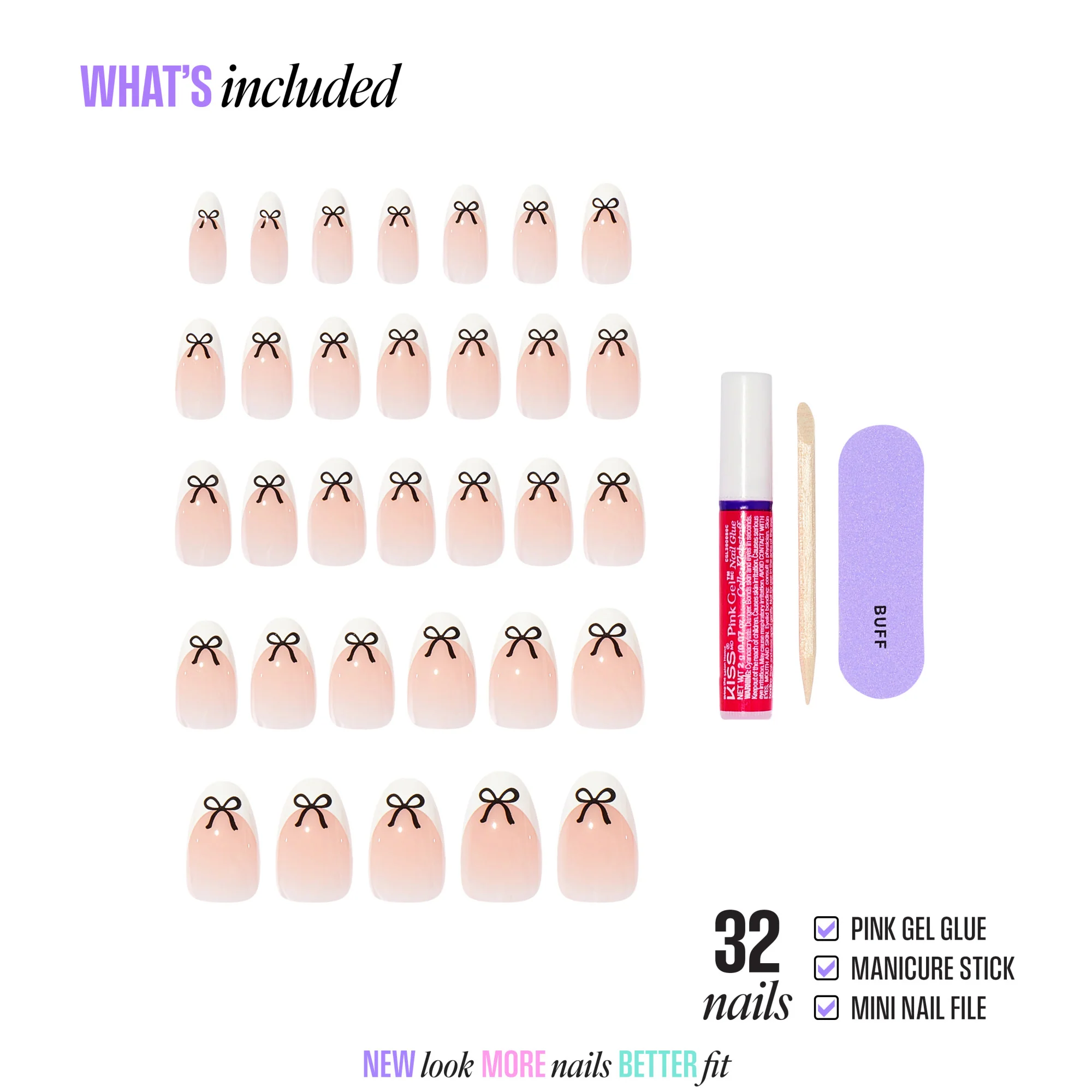 KISS CORE Design Press On Glue Nails - Our Moment - Image 4
