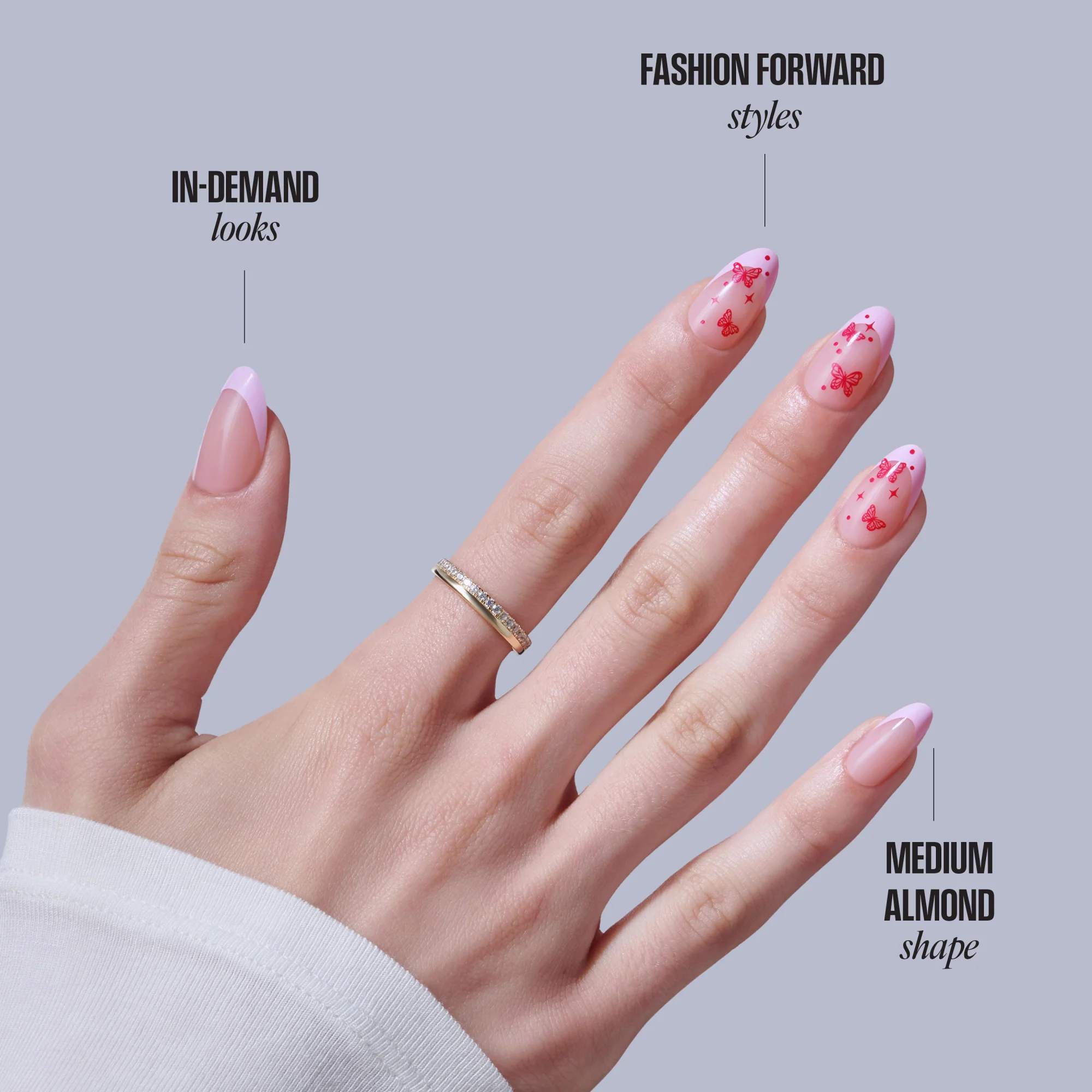 KISS CORE Design Press On Glue Nails - Signature - Image 9