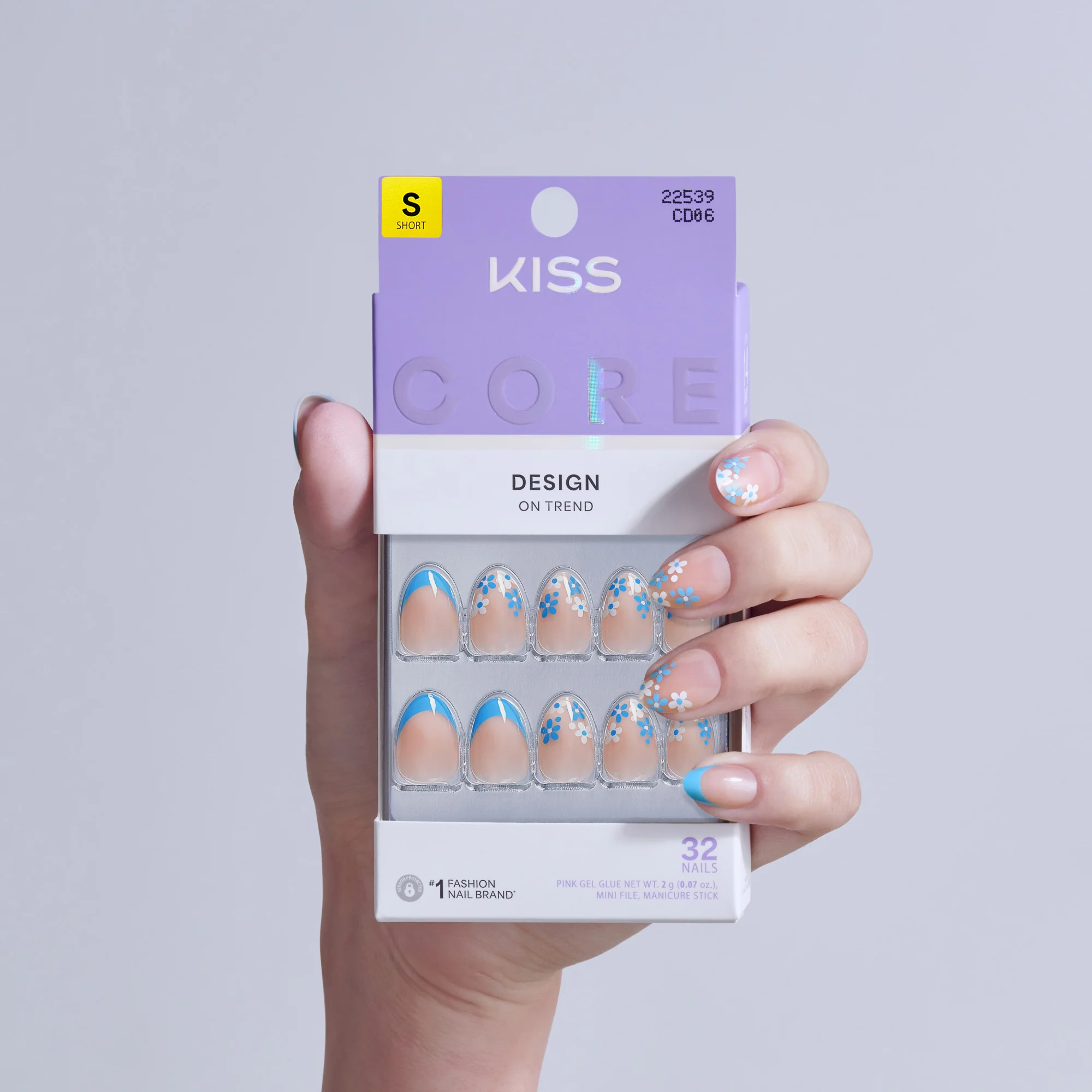 KISS CORE Design Press On Glue Nails - Tune - Image 2