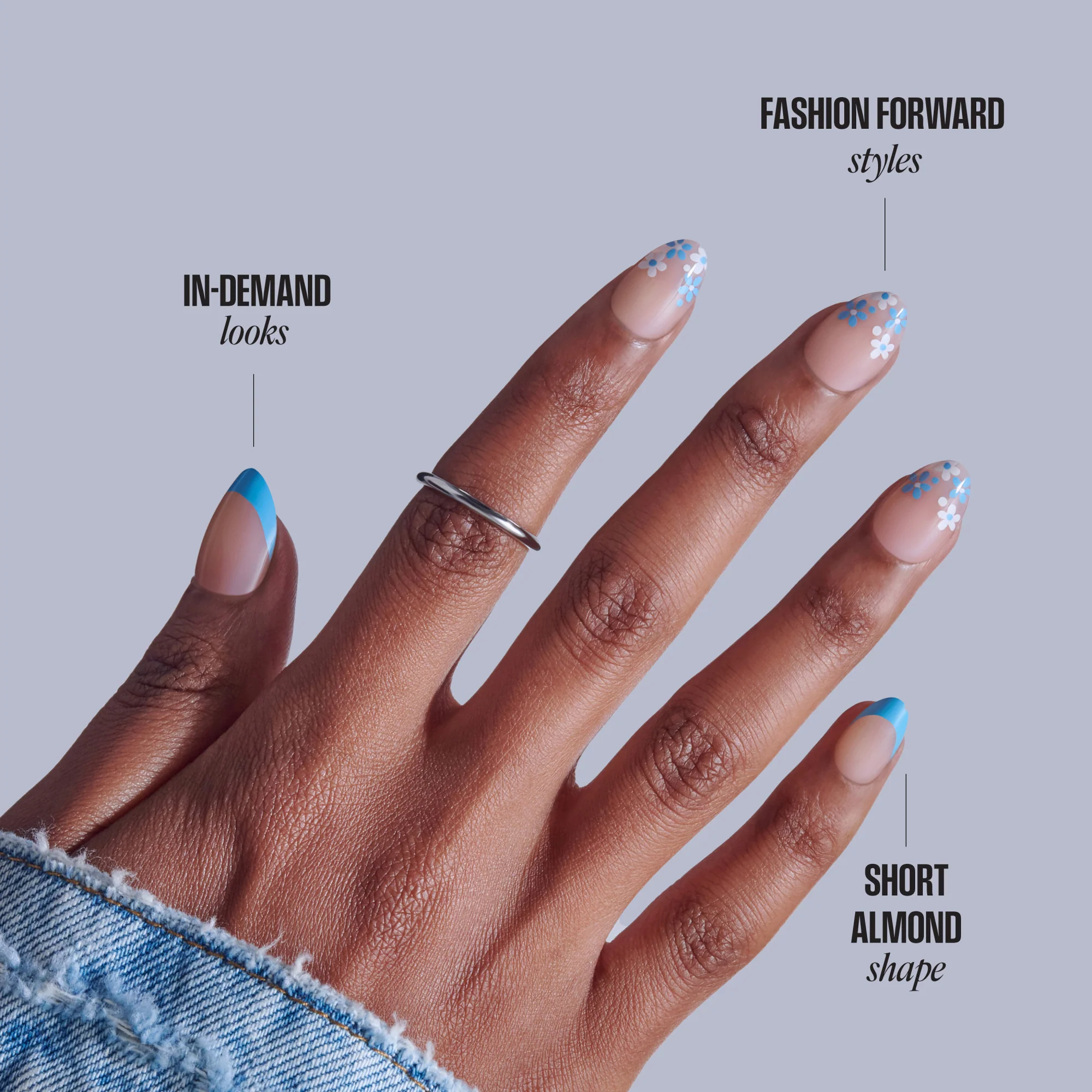 KISS CORE Design Press On Glue Nails - Tune - Image 9