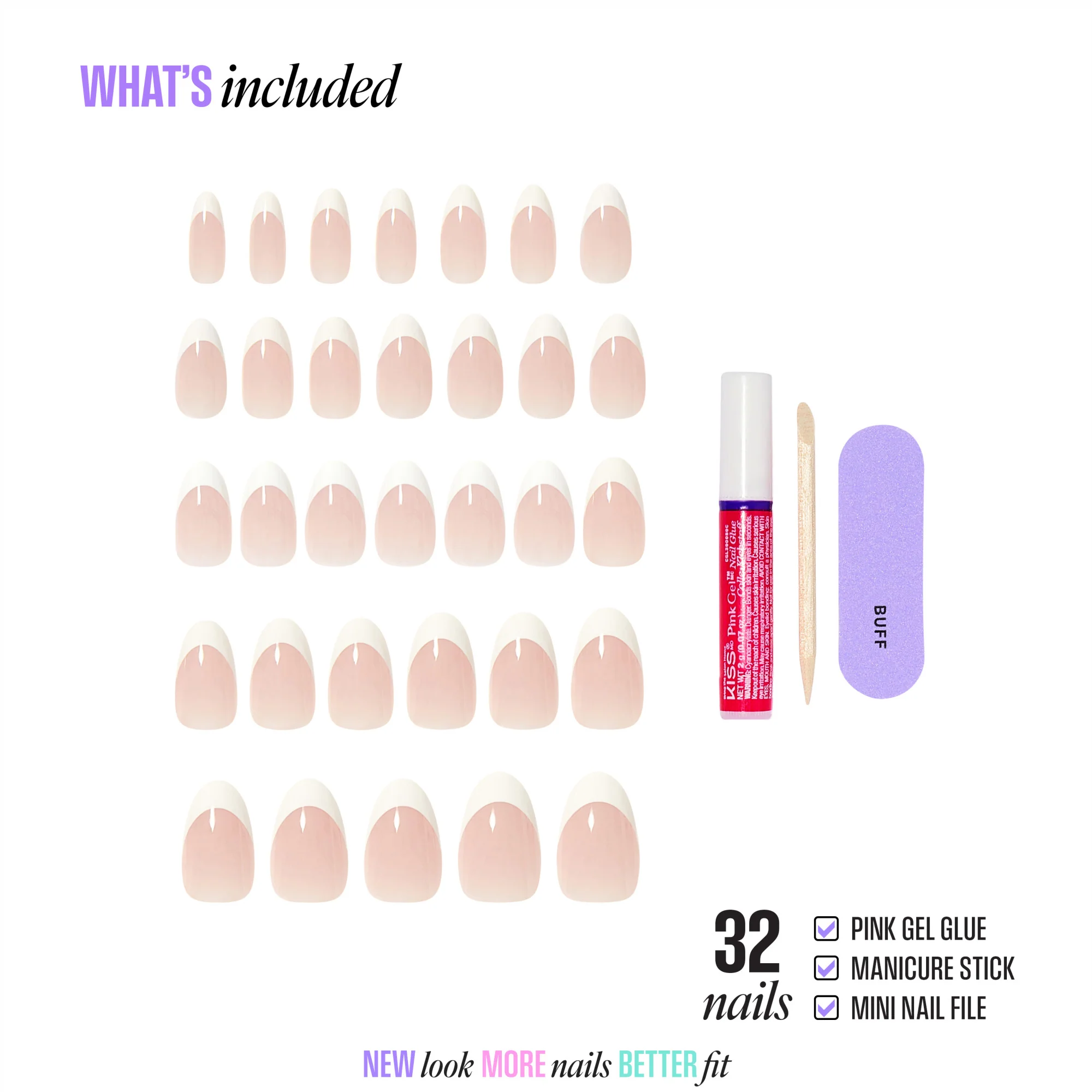 KISS CORE French Press On Glue Nails – Curiosity - Image 4