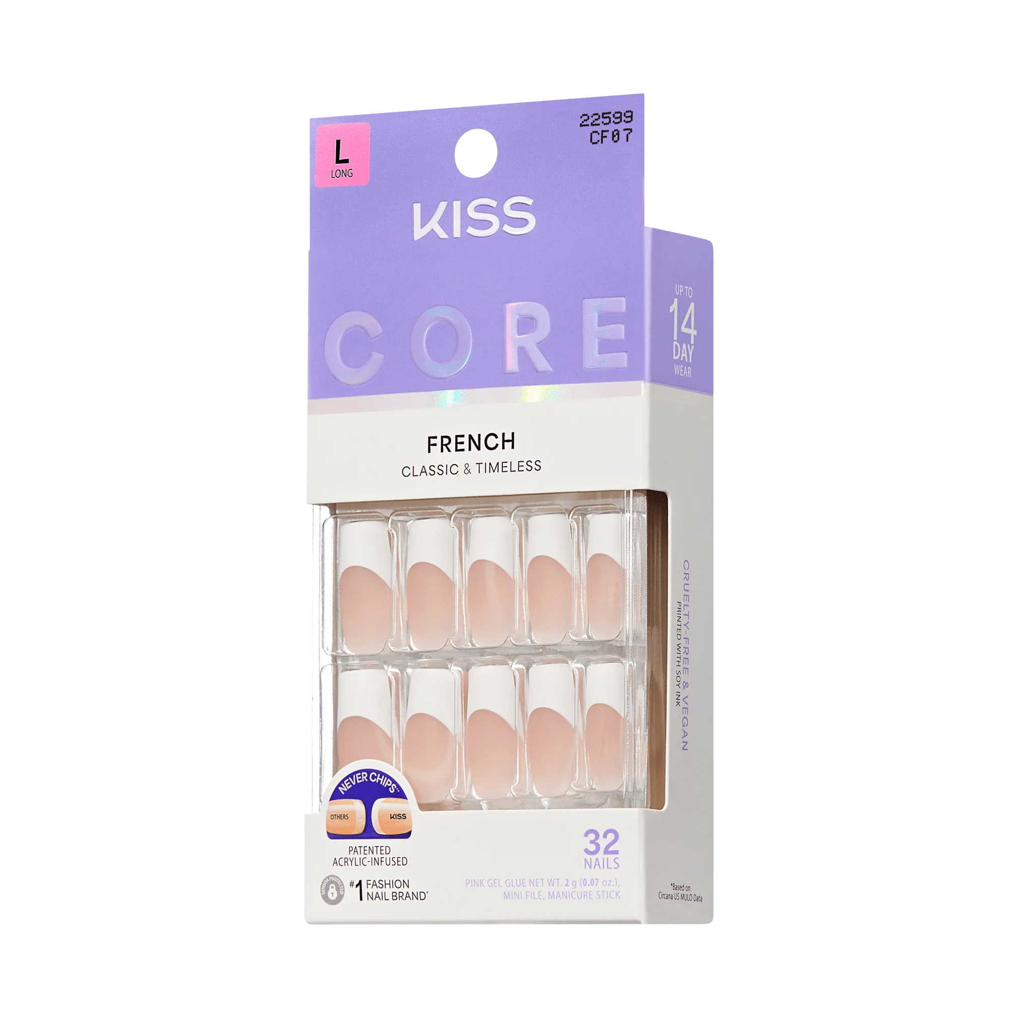 KISS CORE French Press On Glue Nails - Every Minute - Image 6