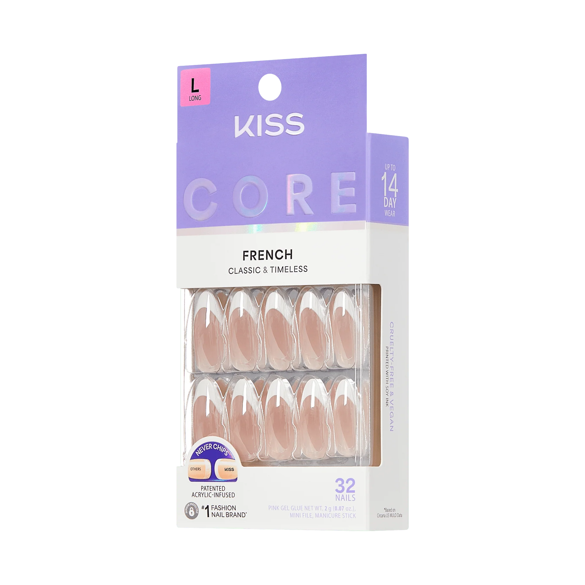 KISS CORE French Press On Glue Nails – Fascinating - Image 6