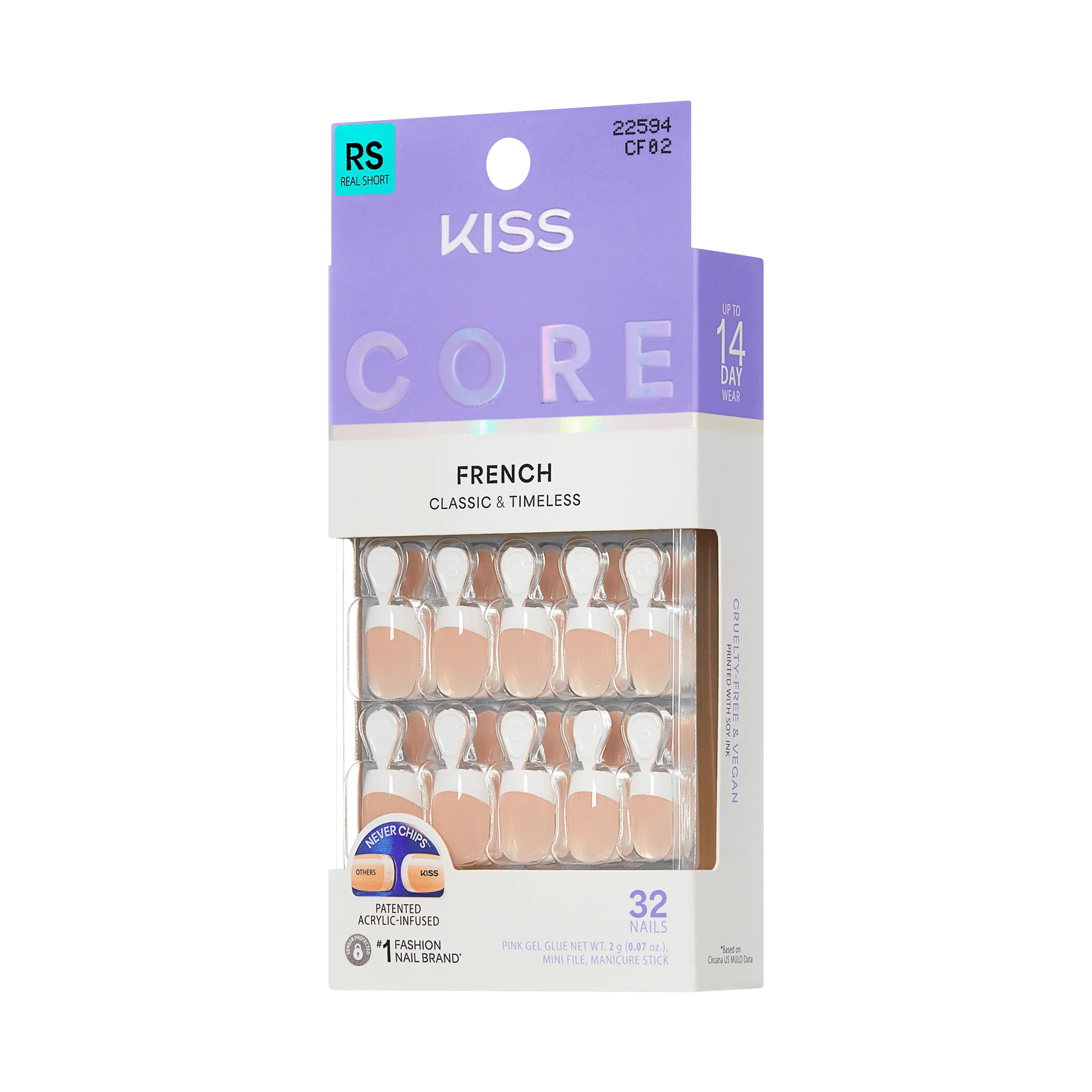 KISS CORE French Press On Glue Nails - If You Dare - Image 6