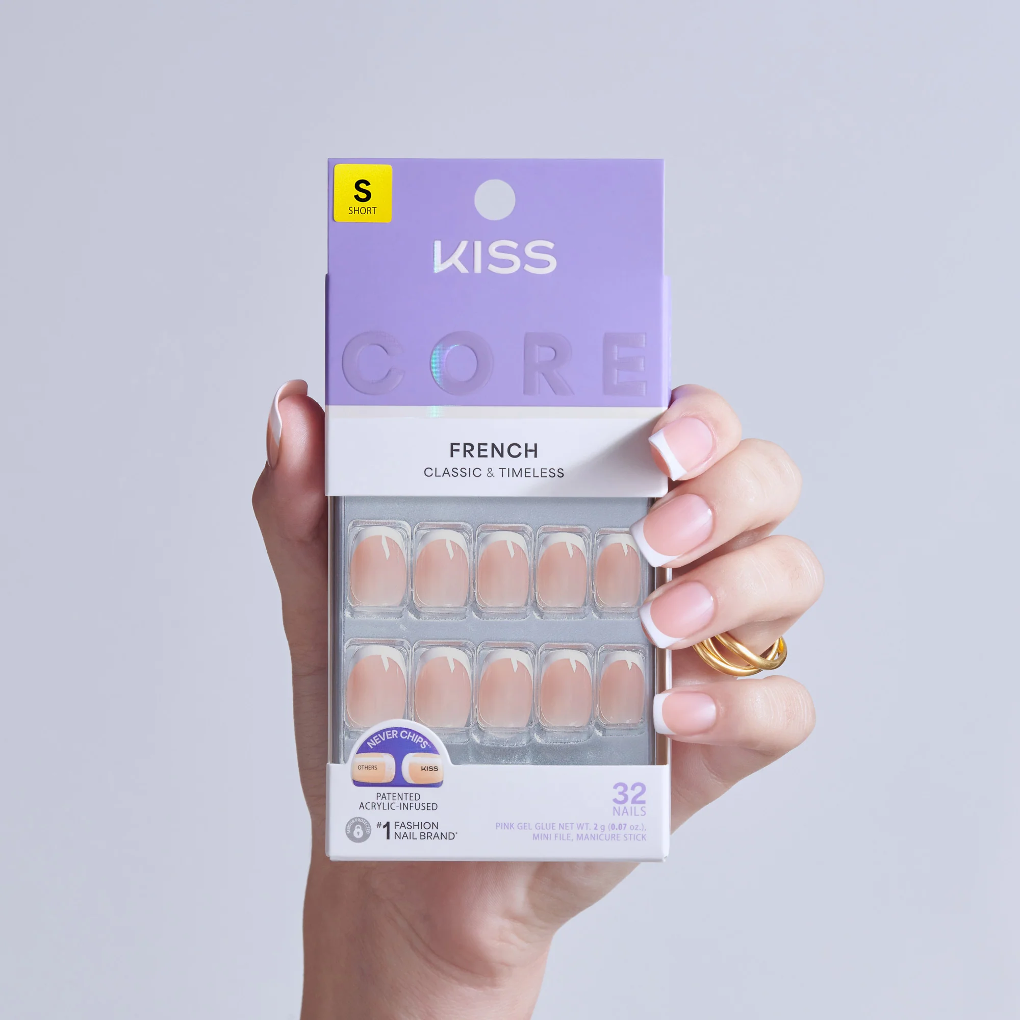 KISS CORE French Press On Glue Nails – Snapshot - Image 2