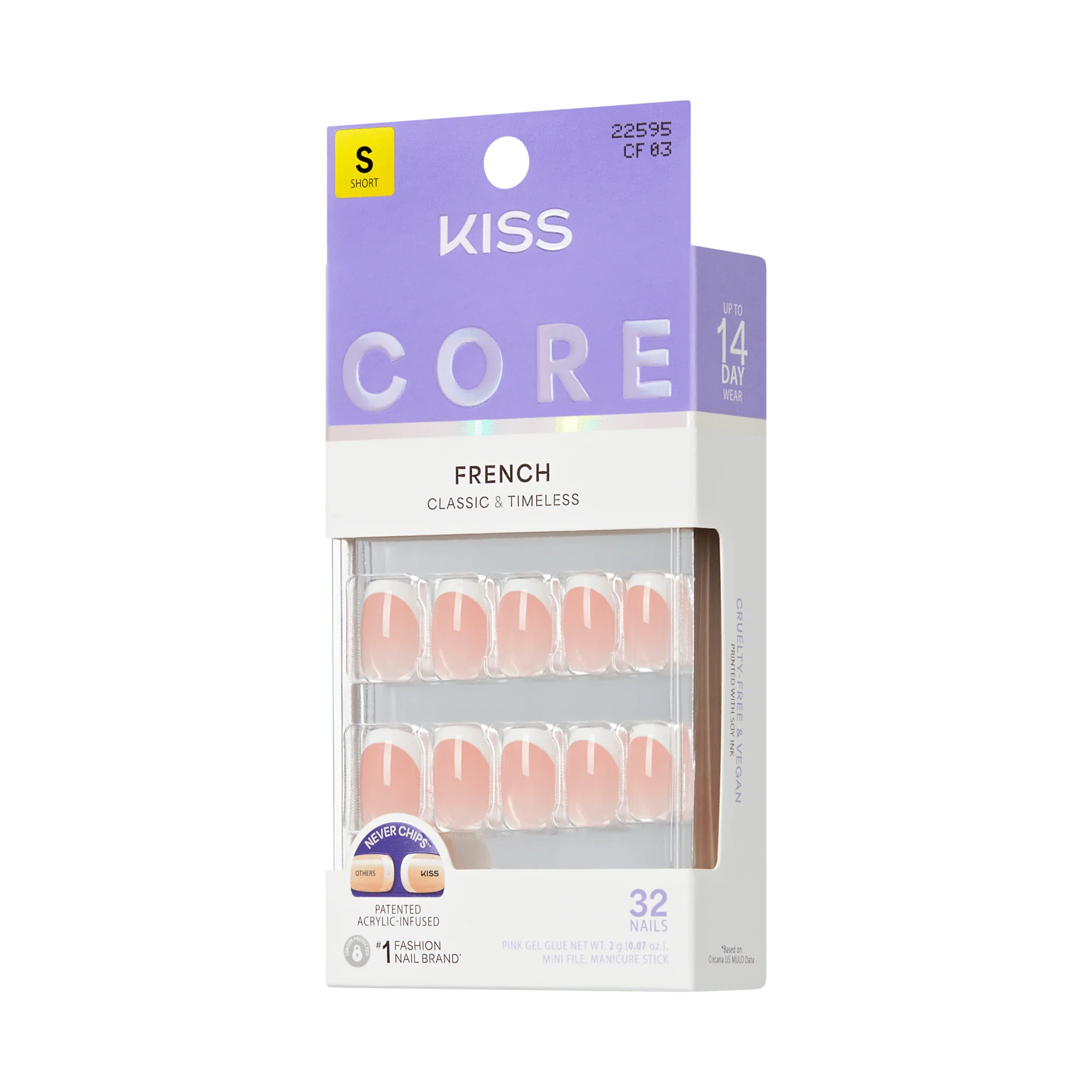 KISS CORE French Press On Glue Nails – Snapshot - Image 8