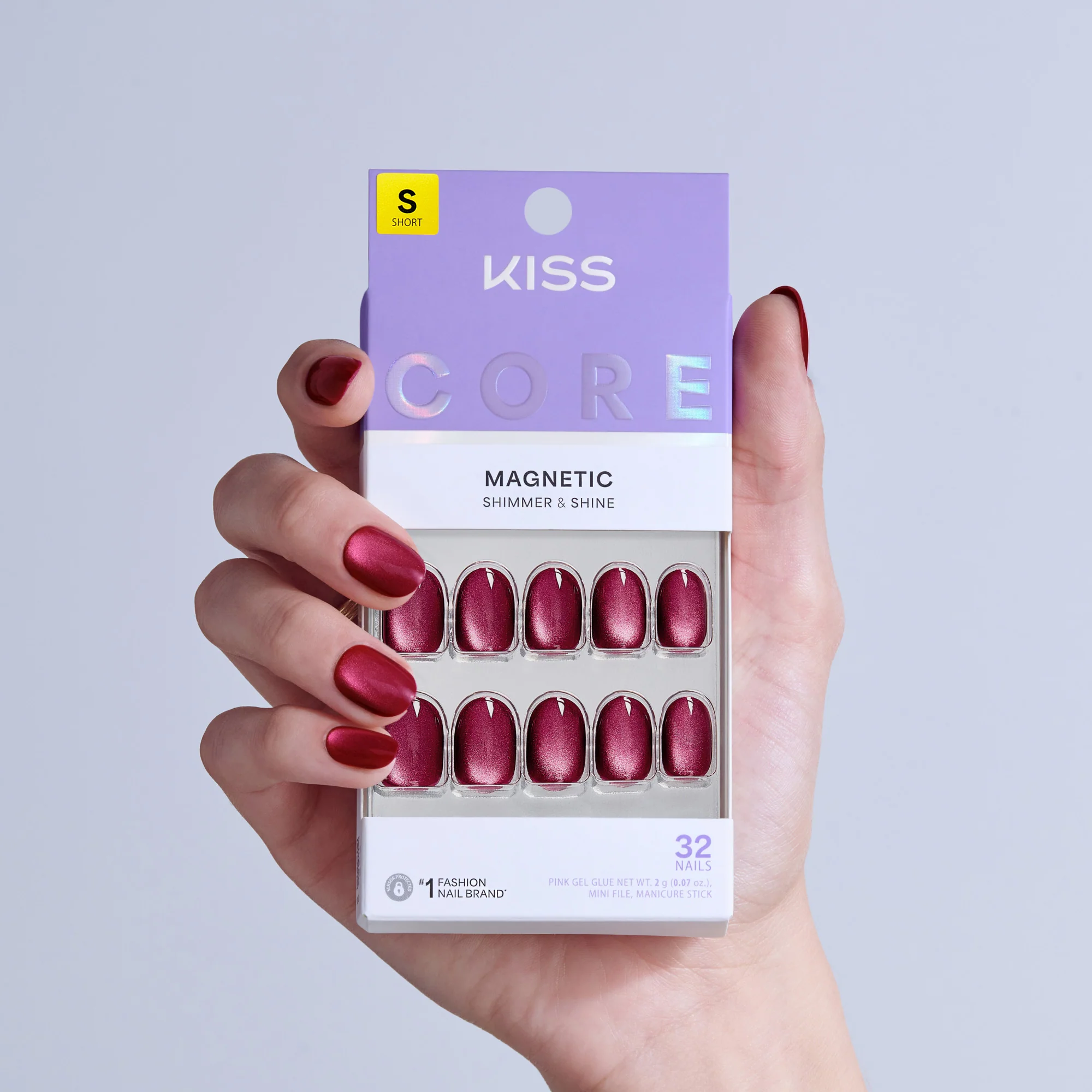 KISS CORE Magnetic Press On Glue Nails - Flaming - Image 2