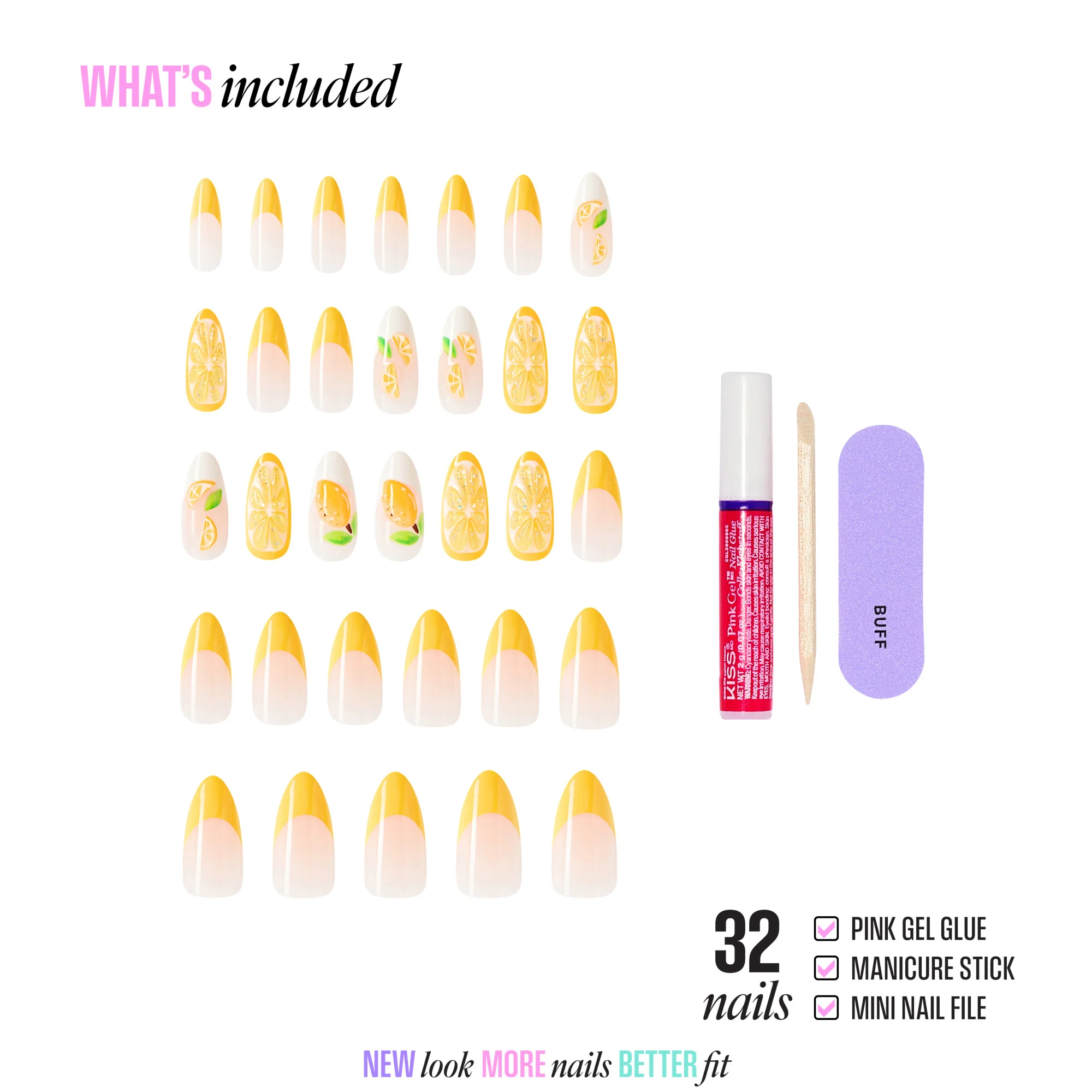 KISS GLAM 3D & Jewel Press On Glue Nails - Cherish the Moment - Image 4