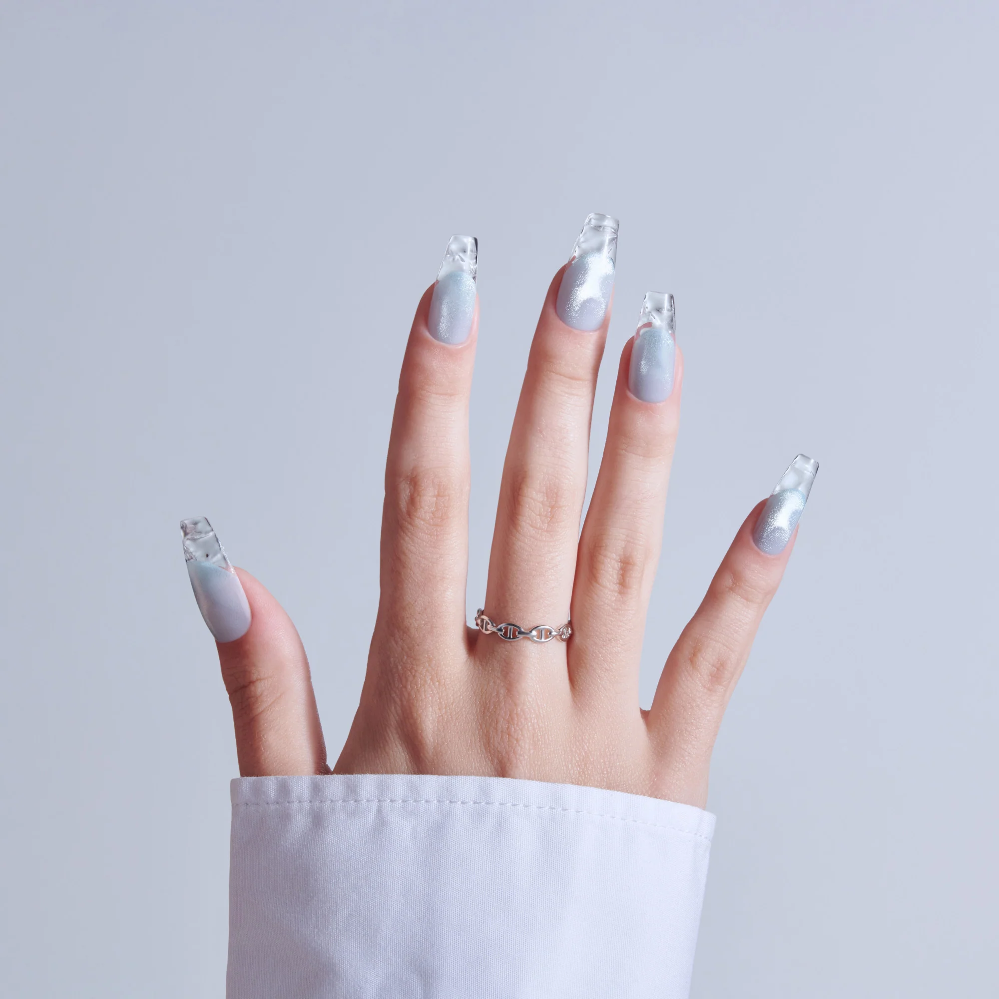 KISS GLAM 3D & Jewel Press On Glue Nails  - Seraphic