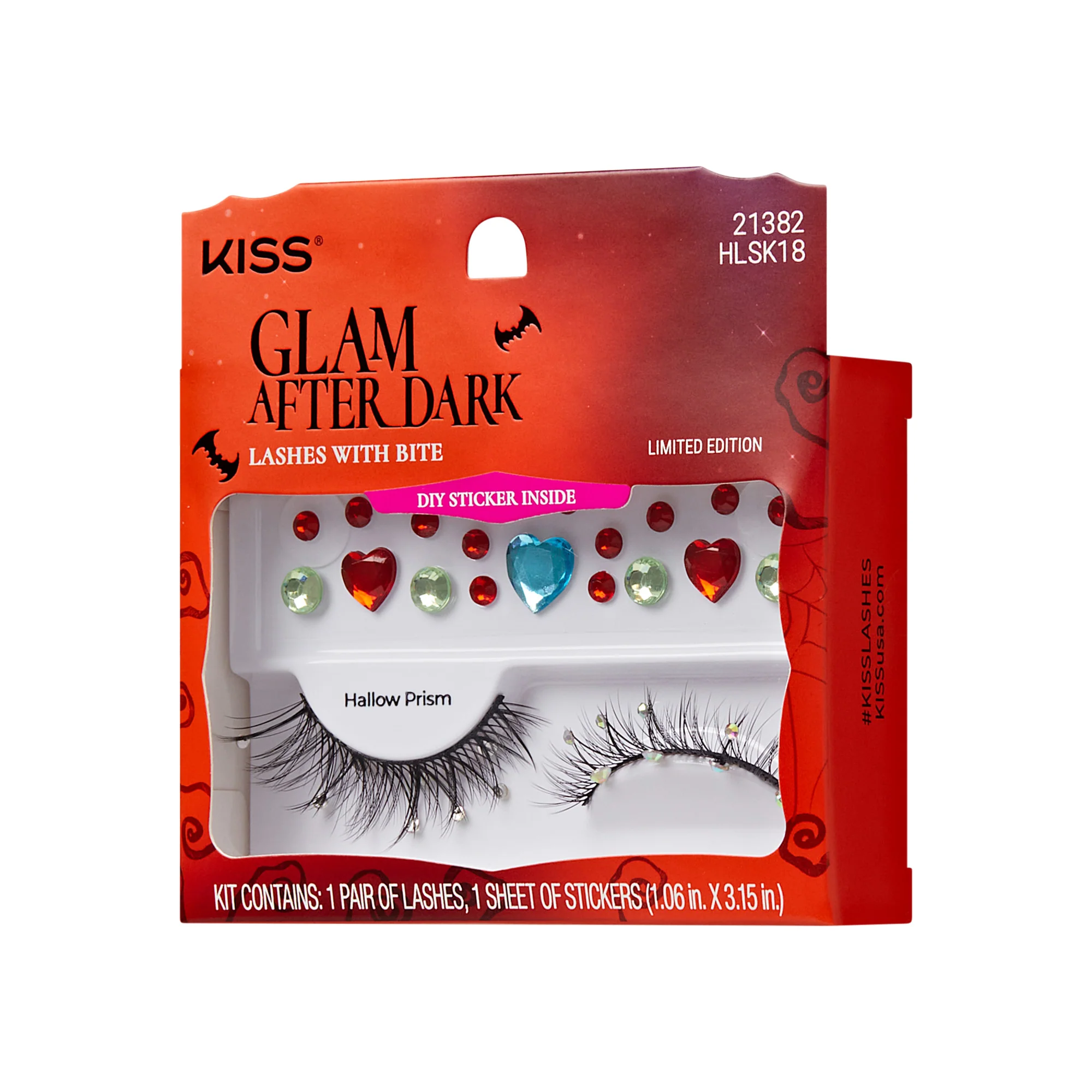 KISS Halloween Decorated Lashes & Gem Sticker - Hallow Prism