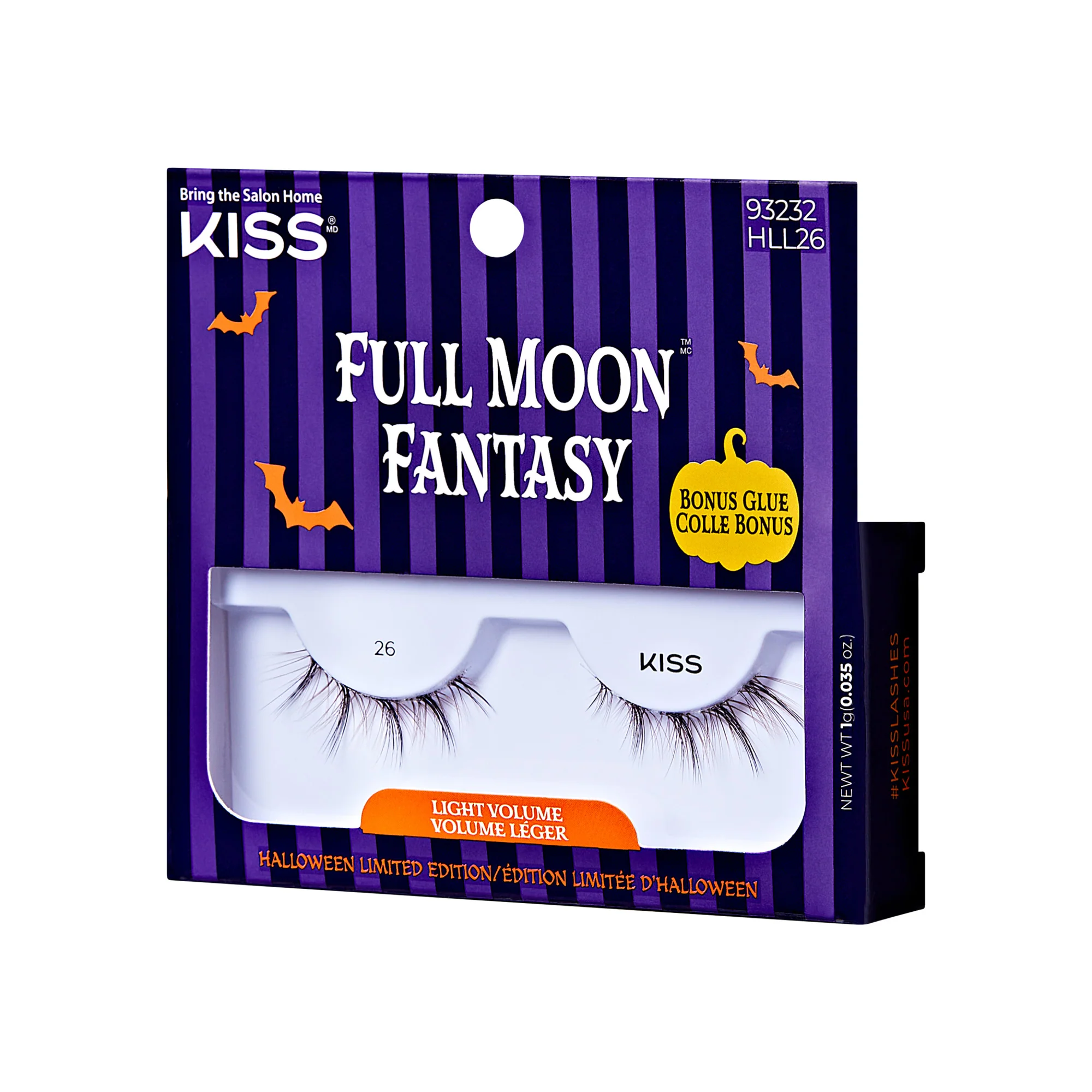 KISS Halloween 'Full Moon Fantasy' False Eyelashes, Light Volume - Moody Mystique