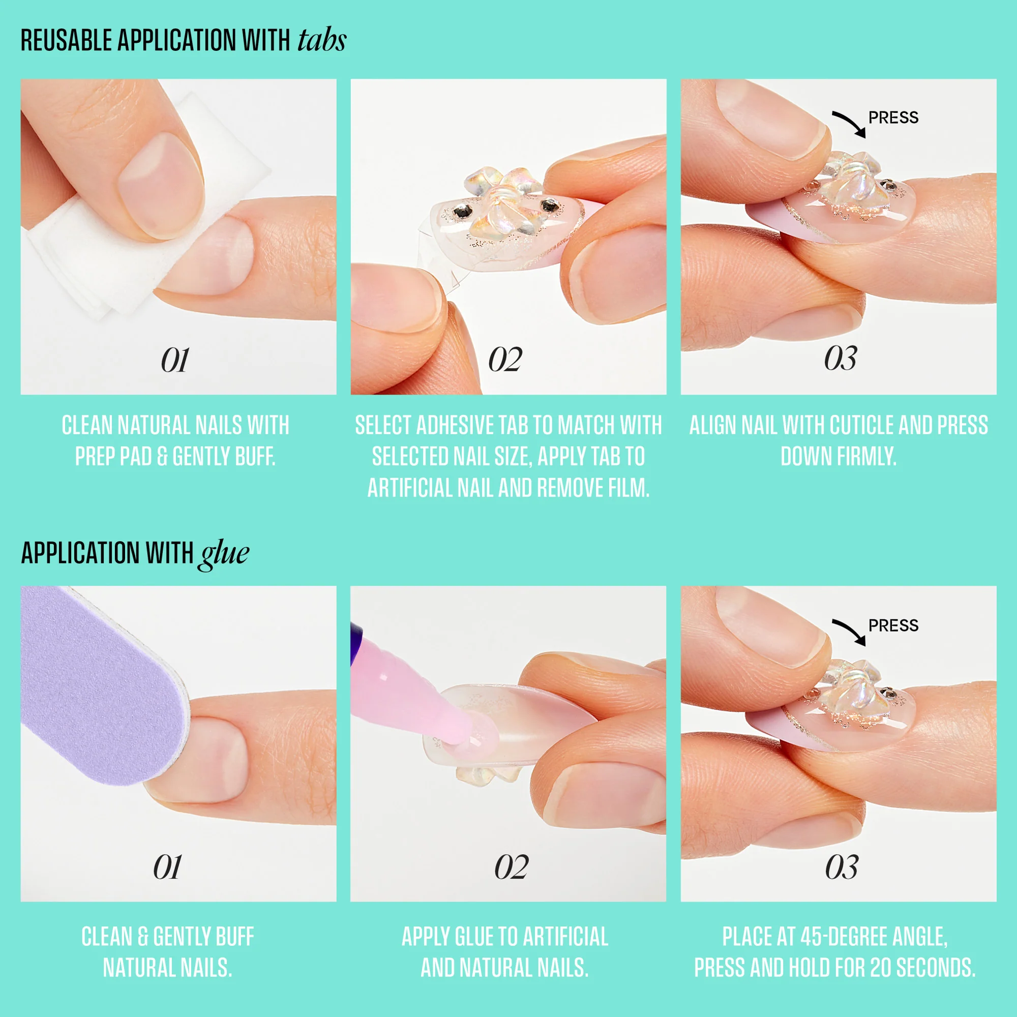 KISS ICON Press On Glue Nails - Remarkable - Image 10