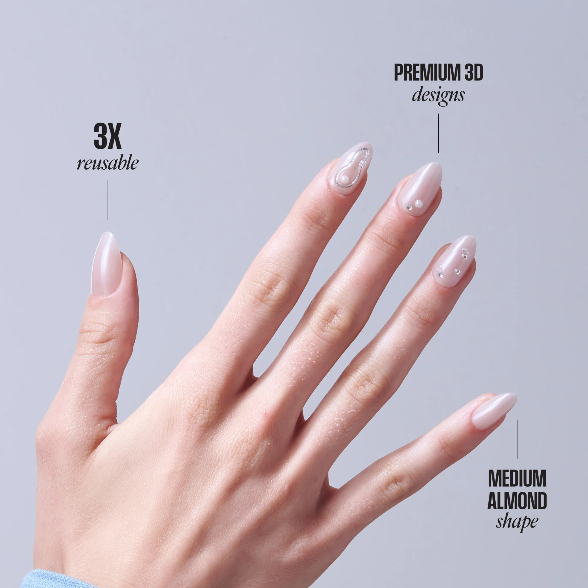 KISS ICON Press On Glue Nails - Terrific - Image 11