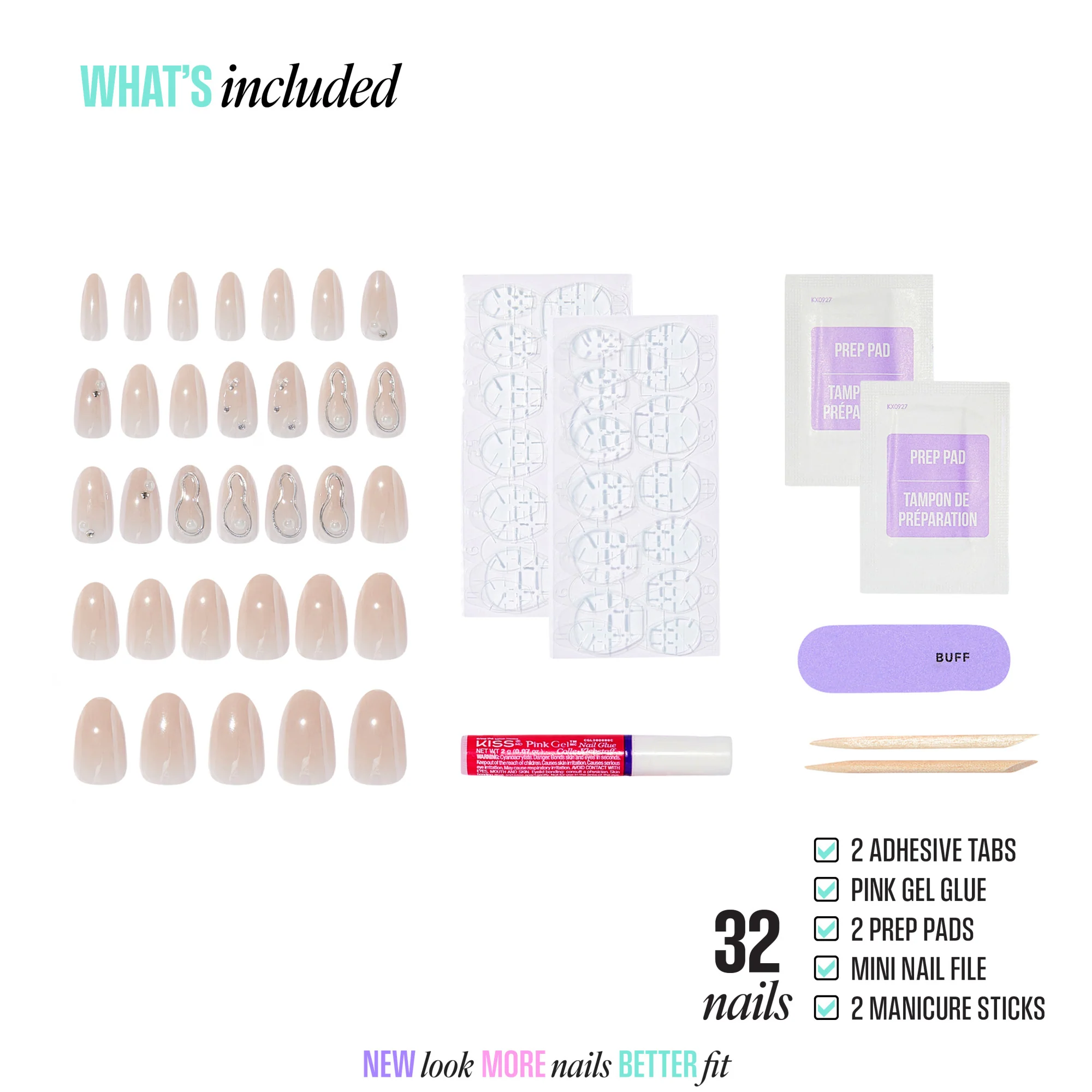 KISS ICON Press On Glue Nails - Terrific - Image 6