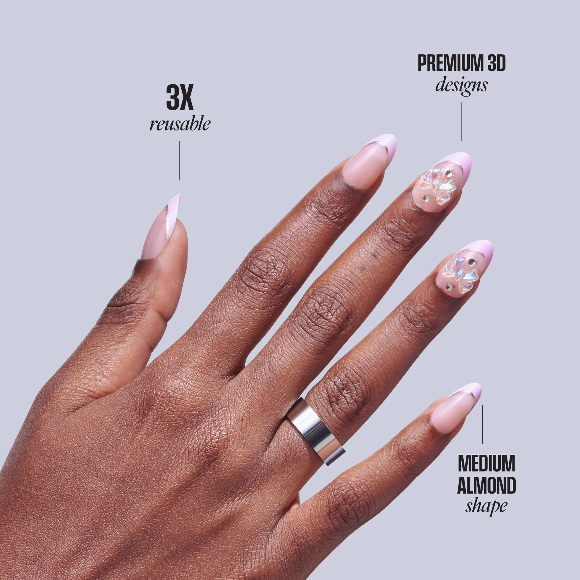 KISS ICON Press On Glue Nails - Vibrant - Image 10