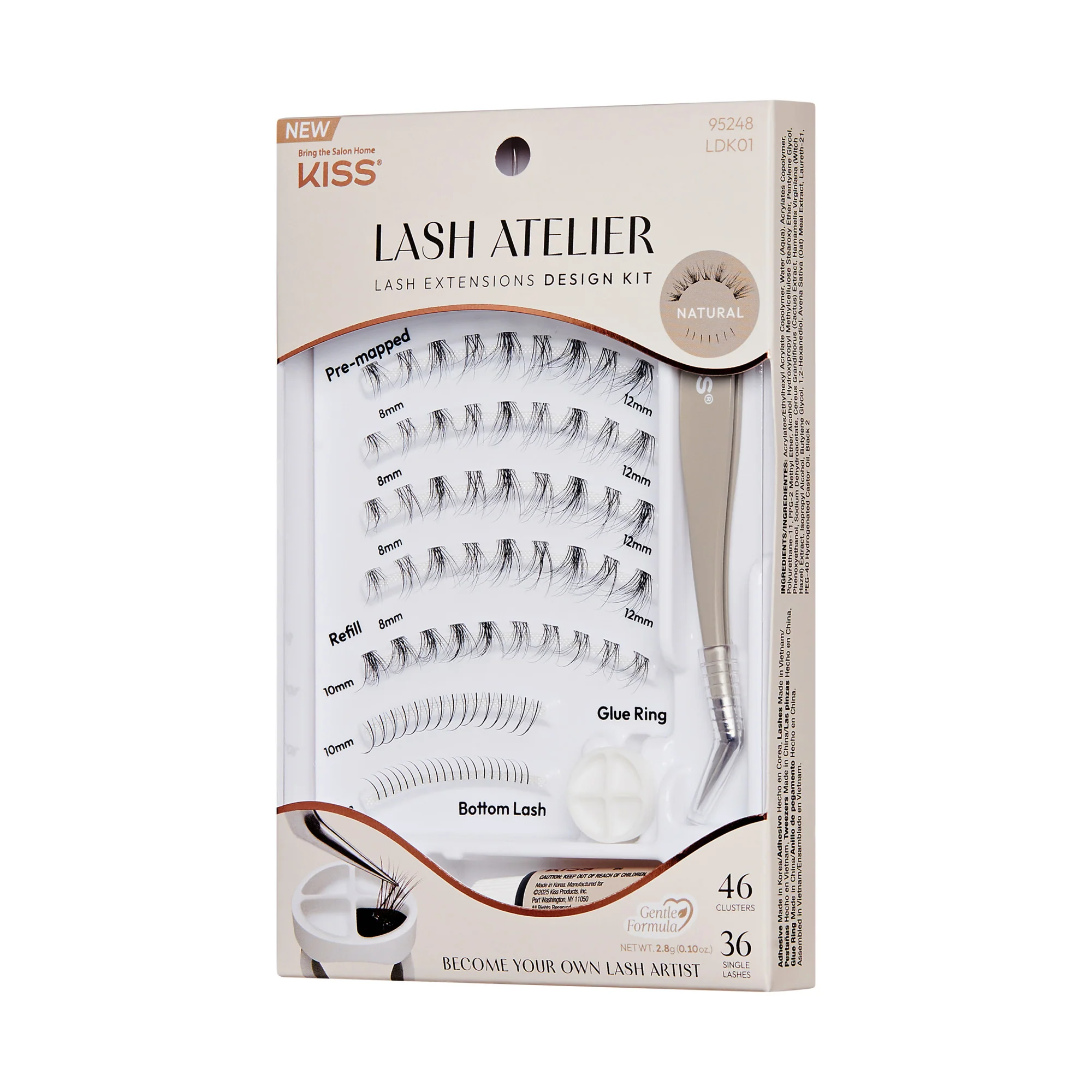 KISS Lash Atelier Individual Lash Extensions Design Kit β Natural