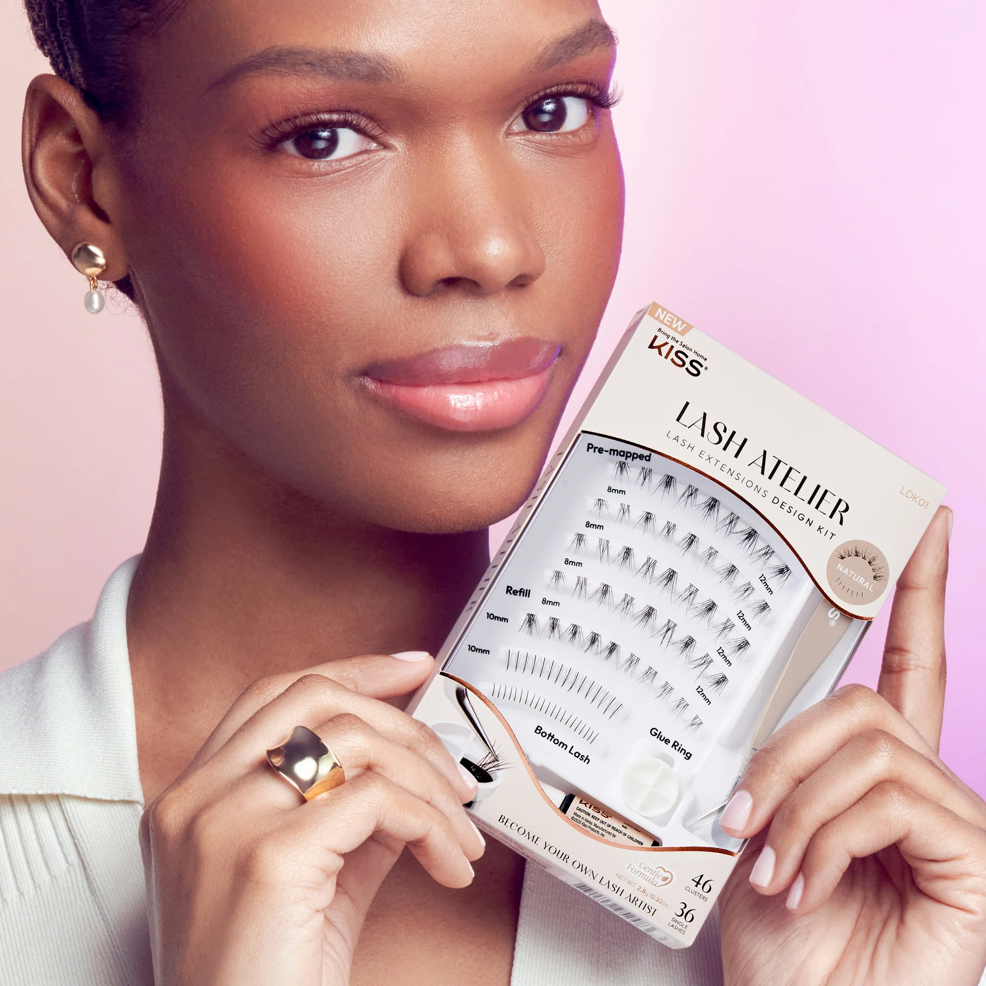KISS Lash Atelier Individual Lash Extensions Design Kit β Natural - Image 3