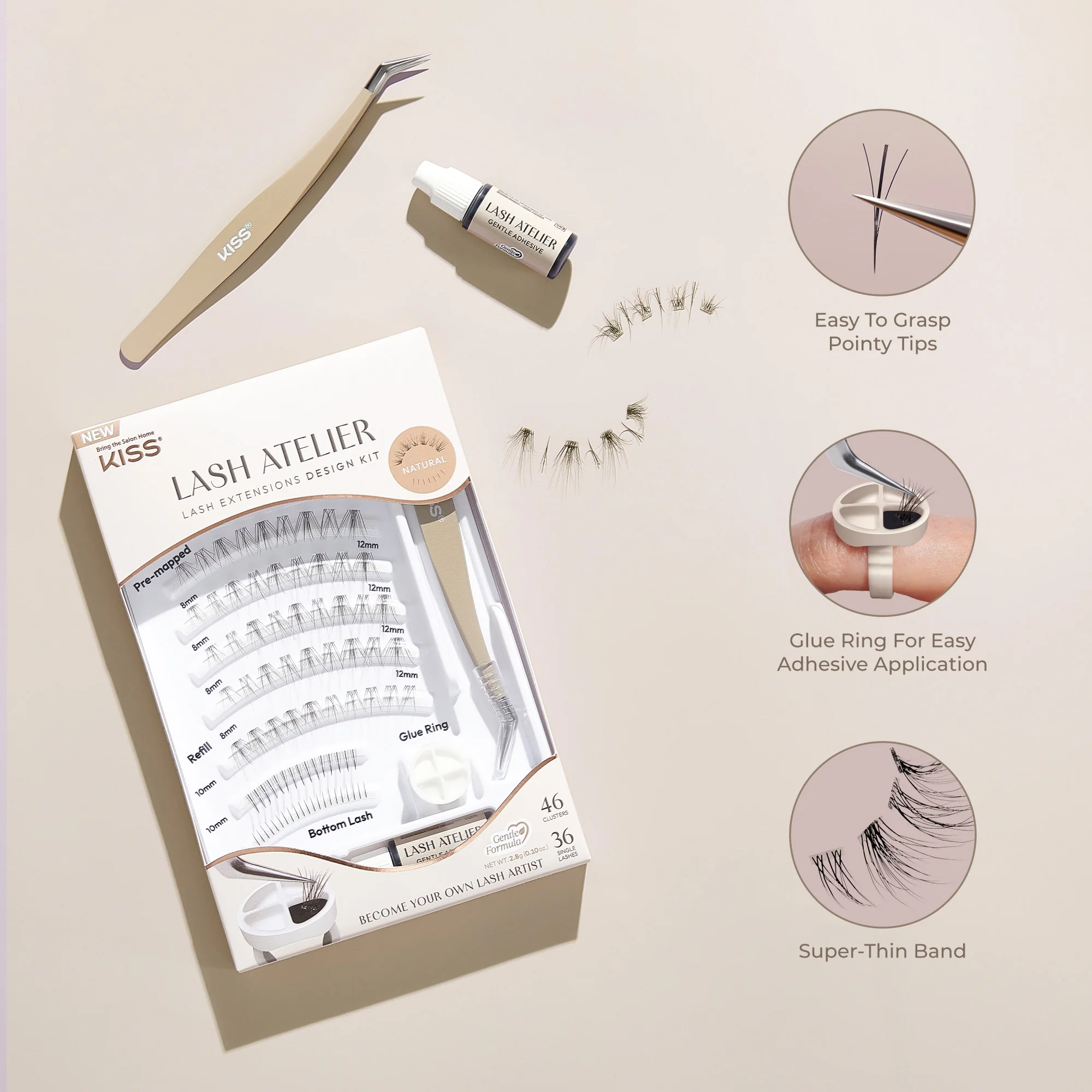 KISS Lash Atelier Individual Lash Extensions Design Kit – Anime - Image 9