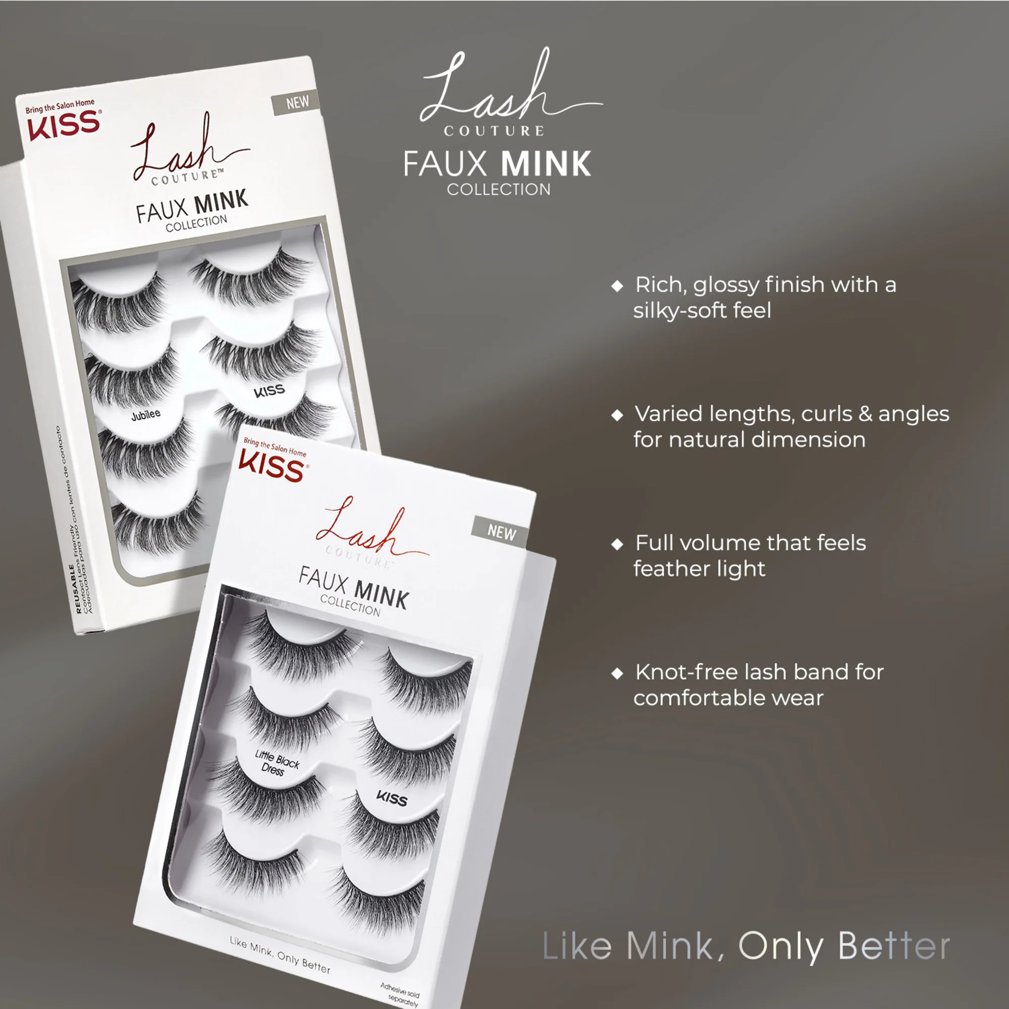KISS Lash Couture Faux Mink Multipack - Sequin - Image 6