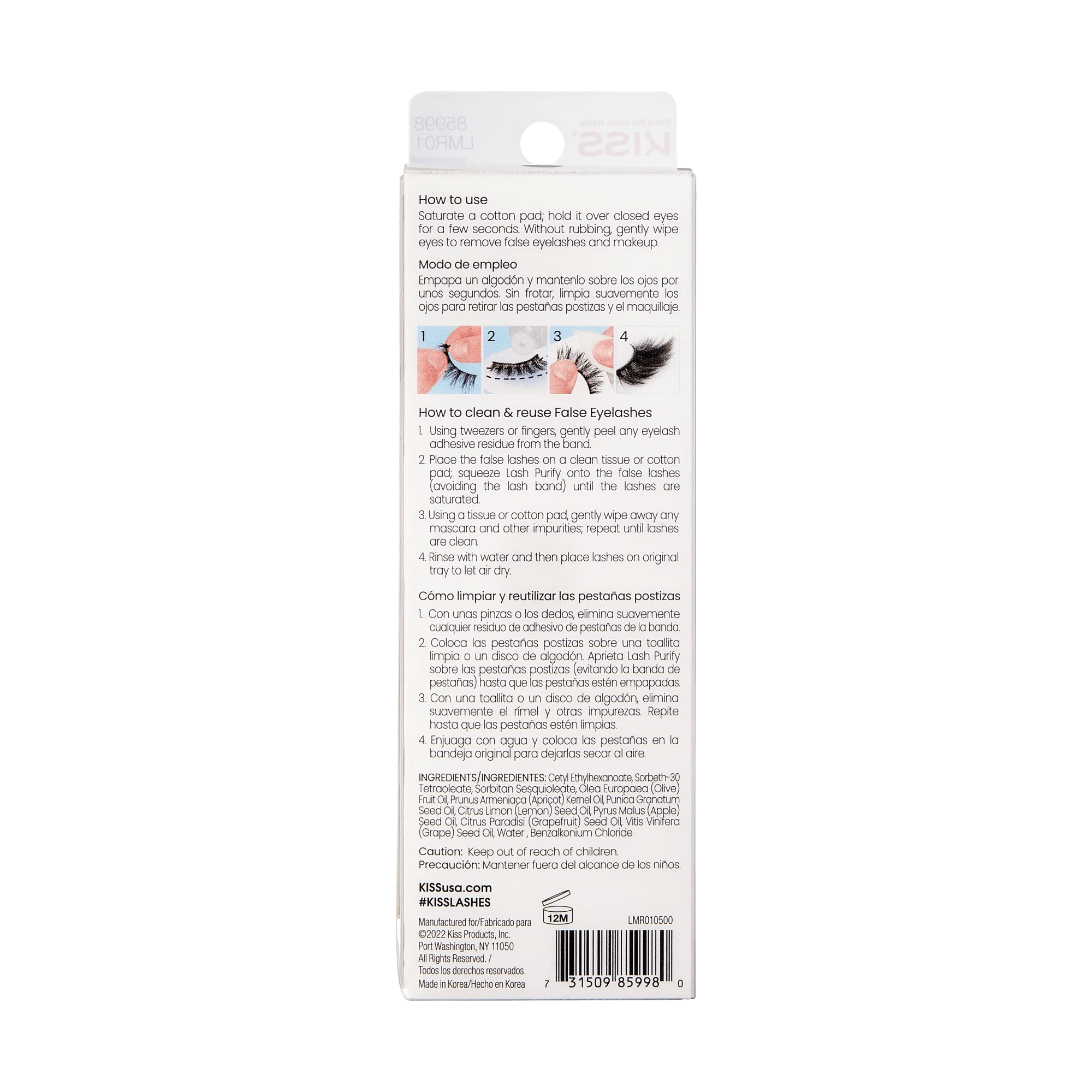 KISS Lash Purify Eye Makeup Remover and Lash Cleanser - Image 4