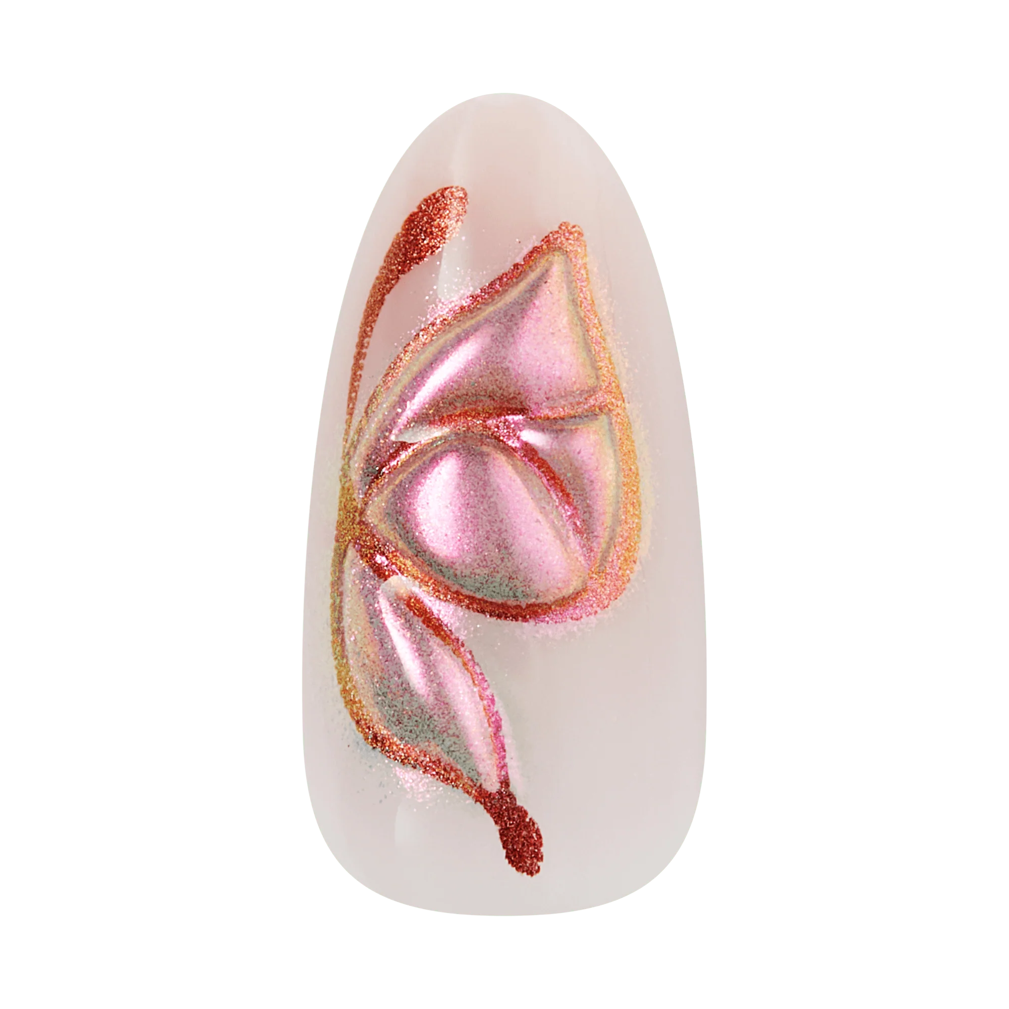 KISS LUXE Press On Glue Nails - Rose Knot - Image 7