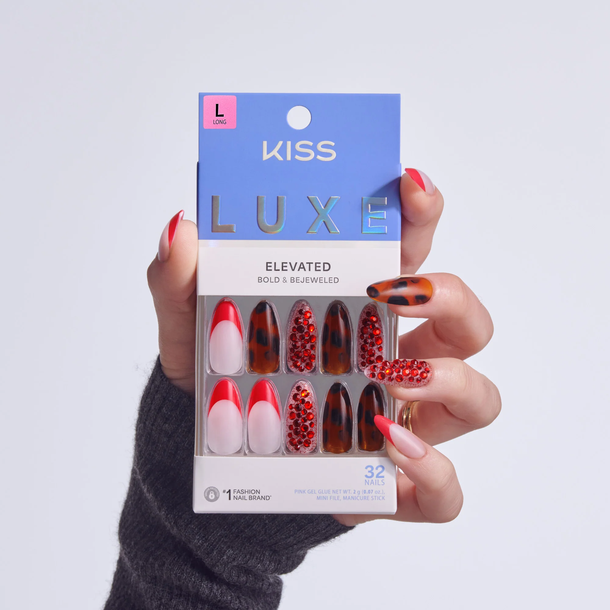KISS LUXE Press On Glue Nails - Tidal Quest - Image 2