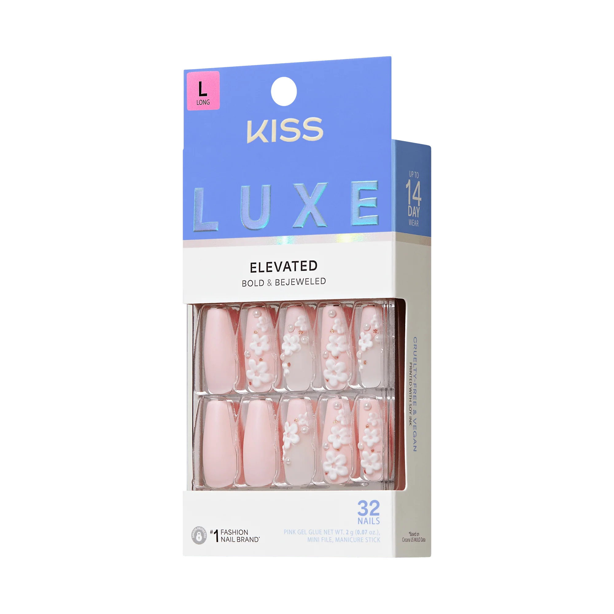 KISS LUXE Press On Glue Nails - Wandering Tide - Image 8