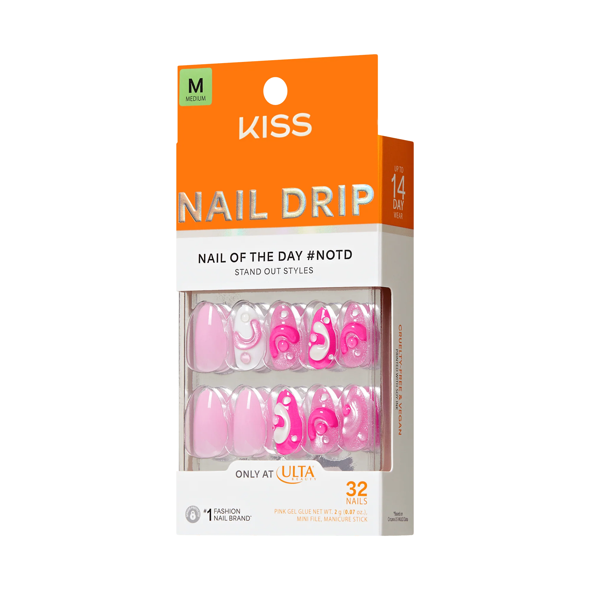 KISS NAIL DRIP Press On Glue Nails - Cheerful Meadow - Image 8