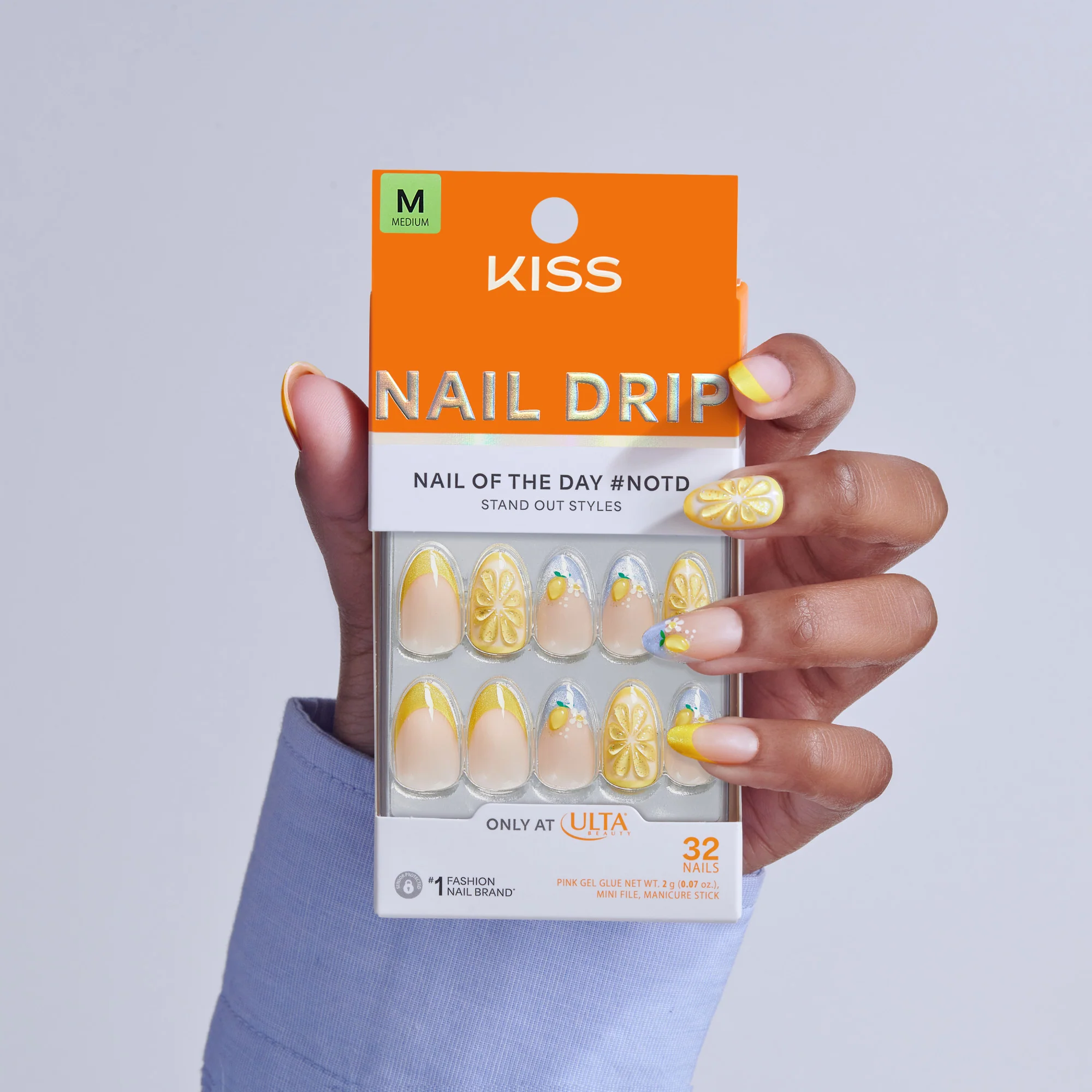 KISS NAIL DRIP Press On Glue Nails - Euphoric Leap - Image 2