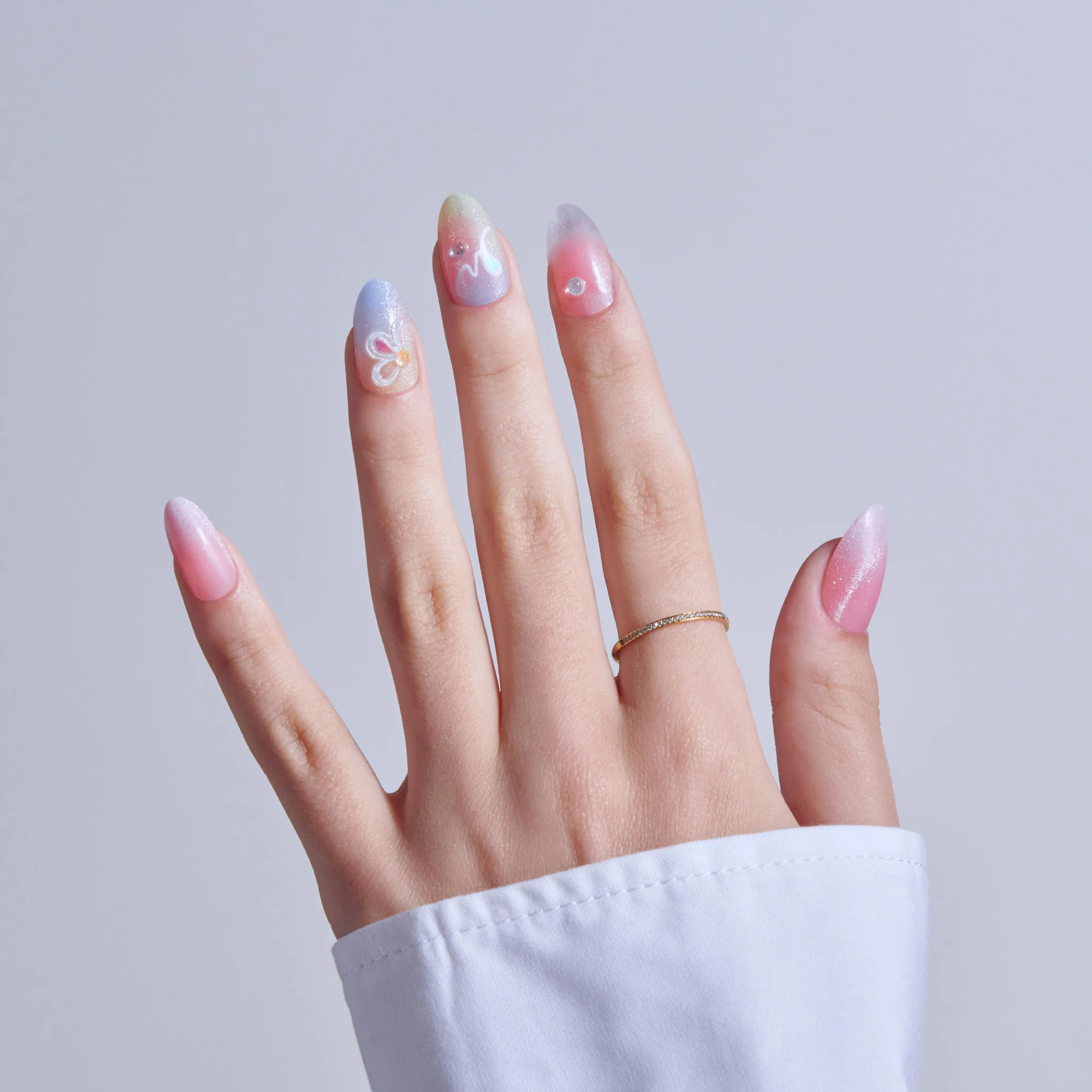 KISS NAIL DRIP Press On Glue Nails - Merry Sky - Image 3
