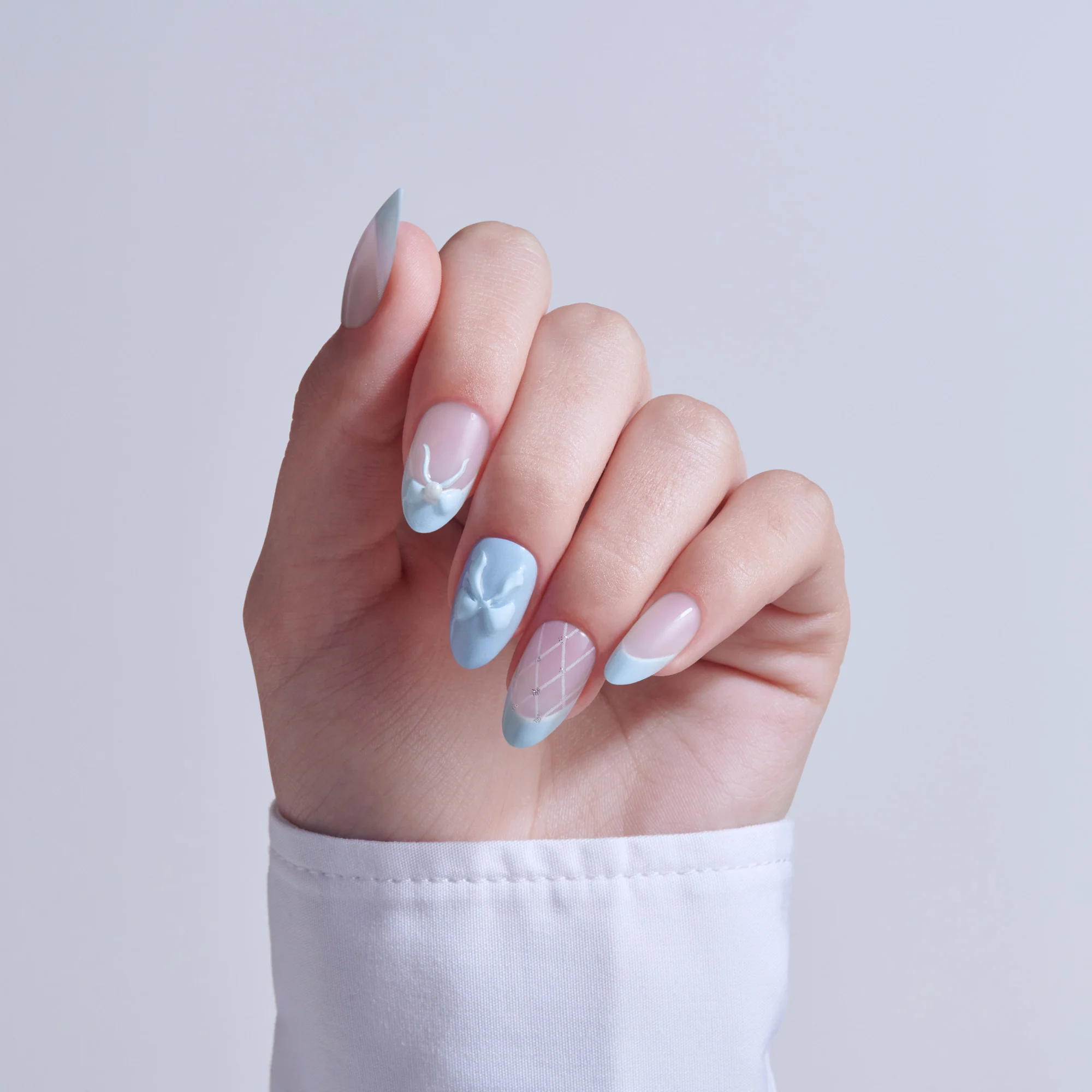 KISS NAIL DRIP Press On Glue Nails - Playful Drift - Image 3